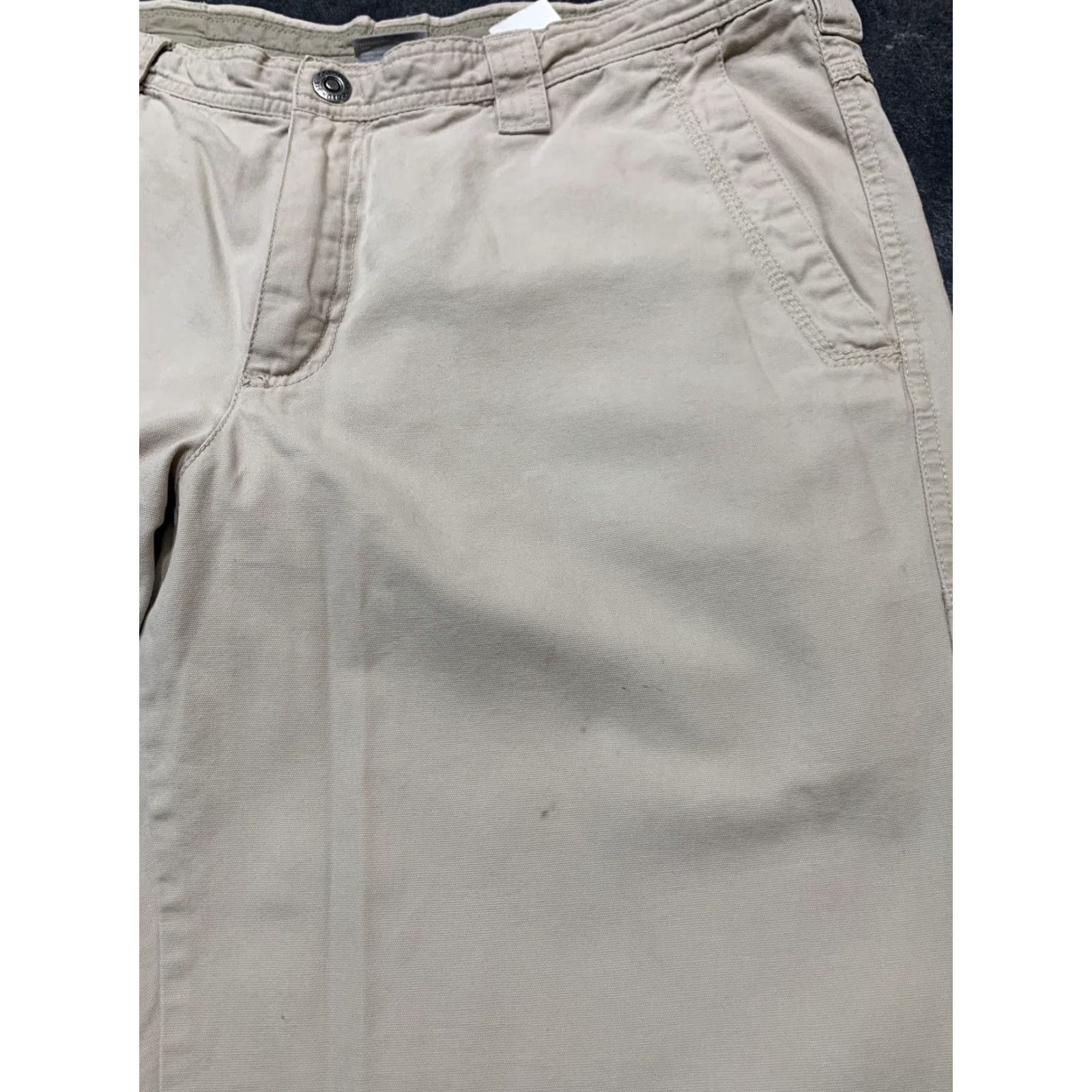 Vintage Columbia Men's Hiking Pants 38x32 Cotton Khaki Workwear Carpenter Regular Fit Size US 38 / EU 54 - 7 Thumbnail