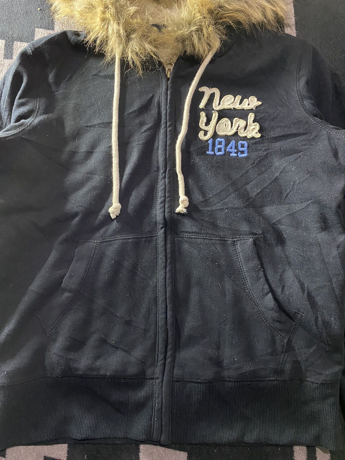 If Six Was Nine × Japanese Brand × Le Grande Bleu (L.G.B.) Japanese who.a.u faux fur hoodie Size US M / EU 48-50 / 2 - 7 Thumbnail
