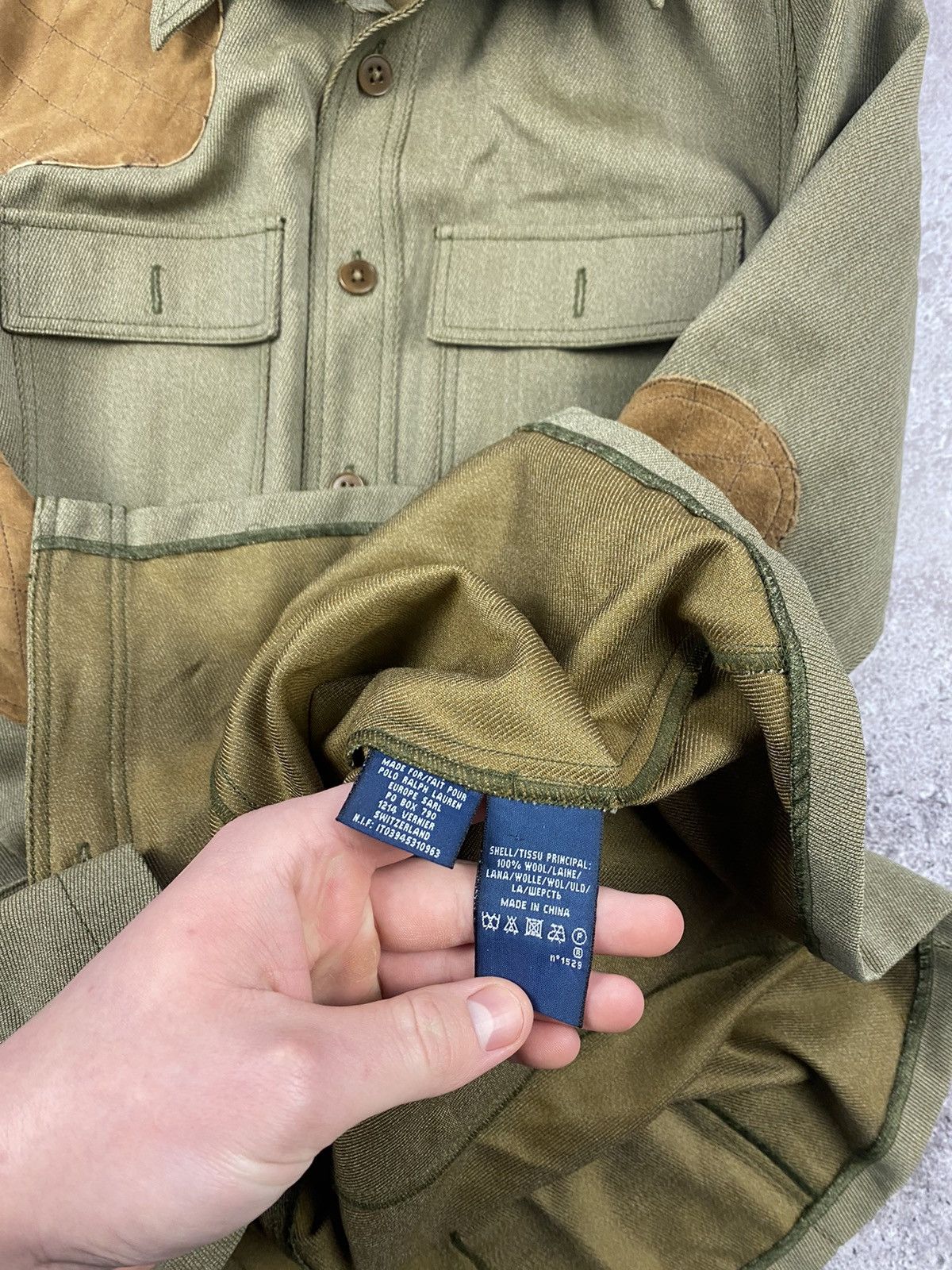 Designer × Polo Ralph Lauren × Ralph Lauren Polo Ralph Lauren Suede Trench Goat Suede/Wool Brown Coat Size M / US 6-8 / IT 42-44 - 6 Thumbnail