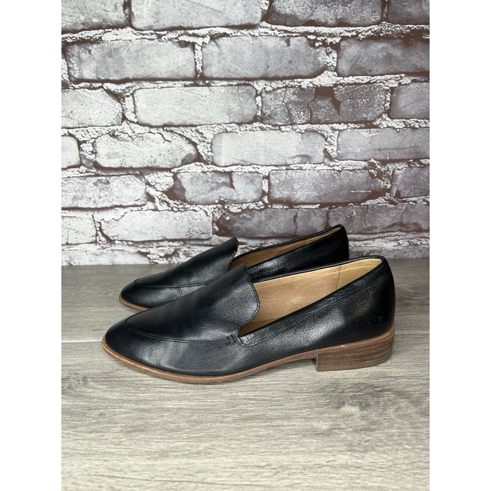 Madewell Madewell Black Leather The Frances Loafers Office Shoes Wome Size US 8 / IT 38 - 16 Thumbnail