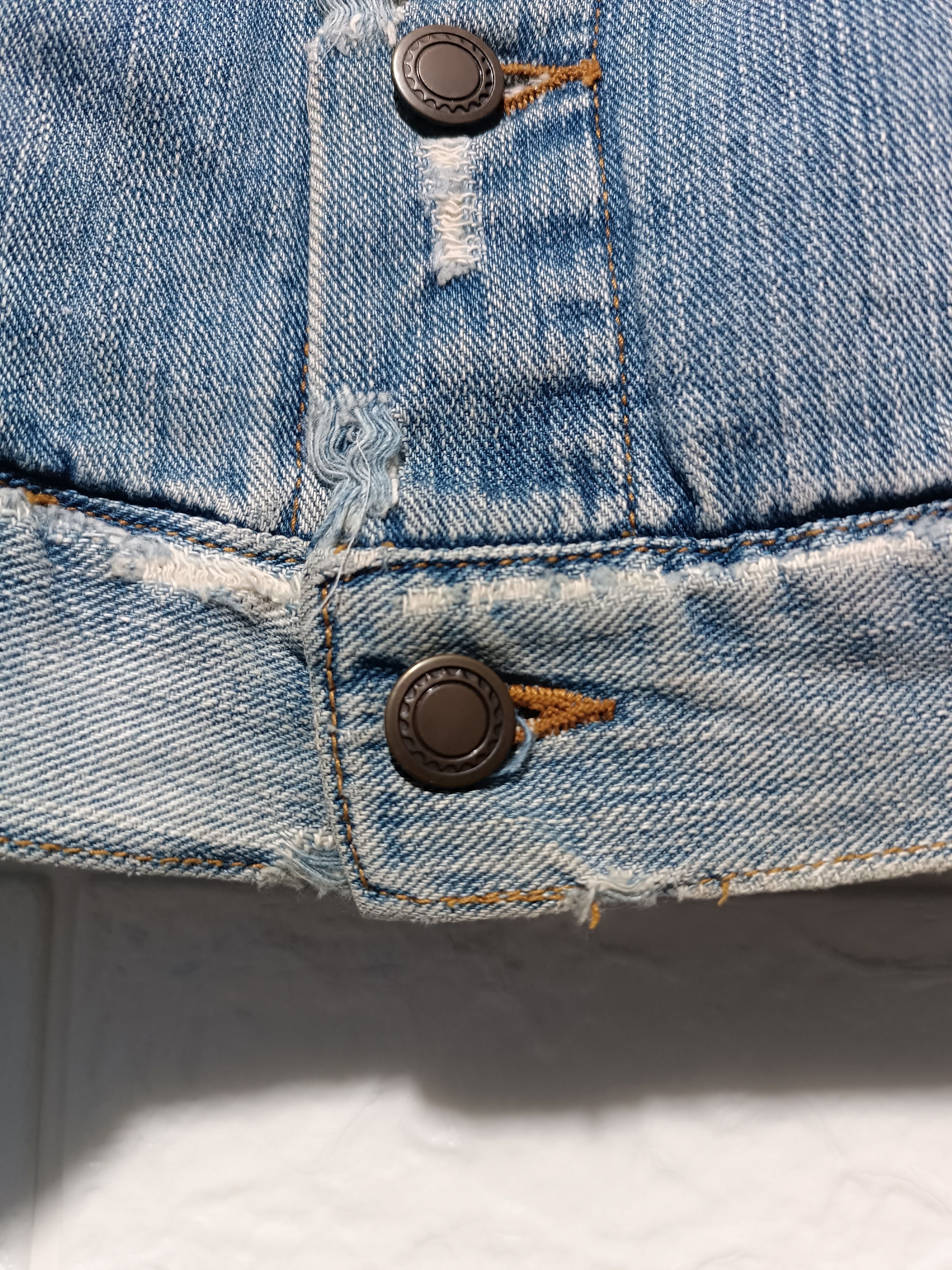 Japanese Brand Japanese Ripped Denim Jacket If Six Was Nine Style Size US M / EU 48-50 / 2 - 5 Thumbnail