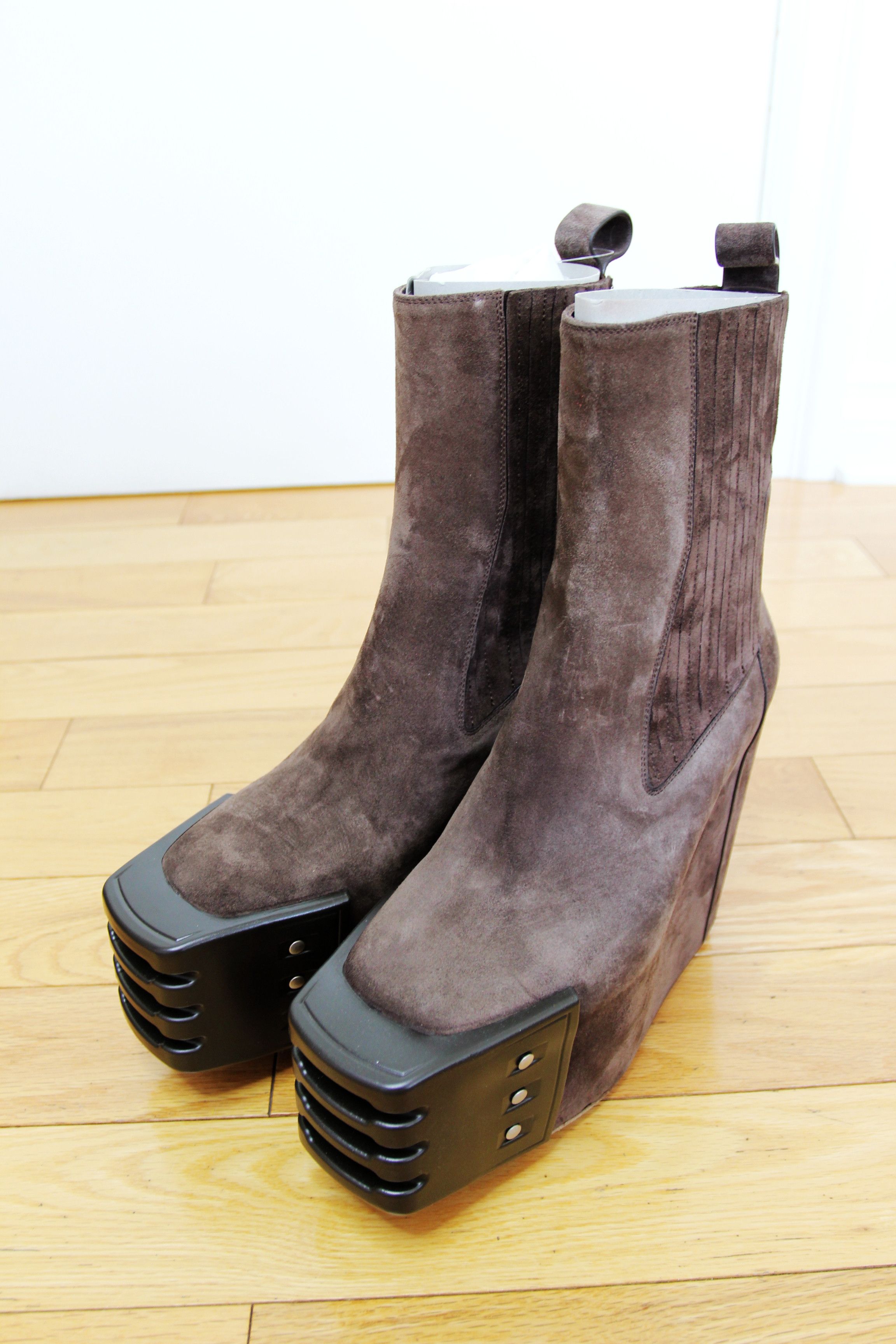 Rick Owens BNWT AW25 RICK OWENS "CONCORDIANS" GRILLED WEDGE BEATLE 38 Size US 8 / IT 38 - 2 Thumbnail