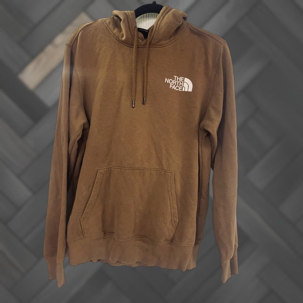 The North Face The North Face Hoodie Mens Small Brown Long Sleeve Hooded Pullover Crew Neck Logo Pockets All Seasons Regular Fit Pullover Brown Size US S / EU 44-46 / 1 - 1 Thumbnail