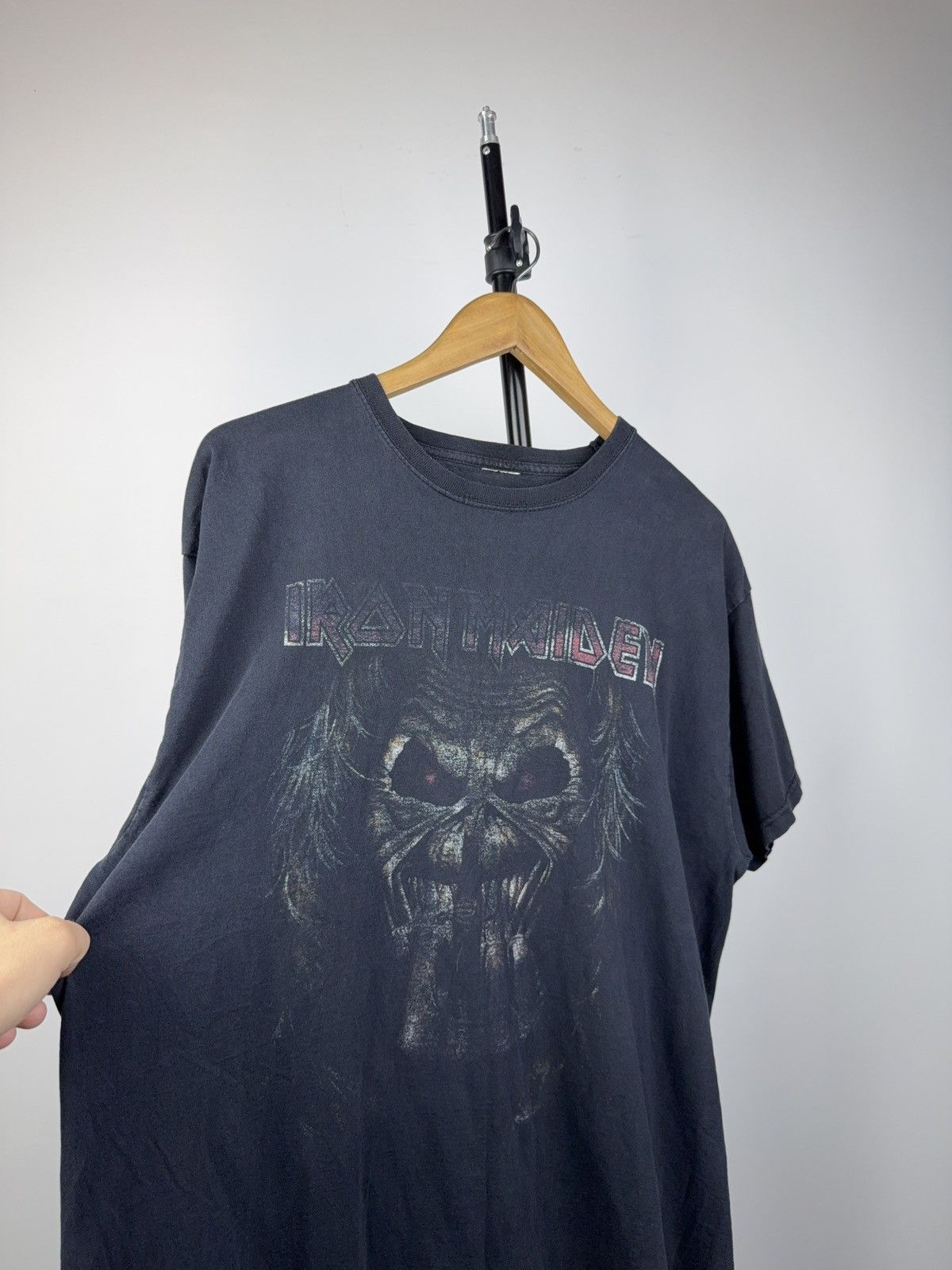 Iron Maiden 00s Iron Maiden Eddie Faded Graphic Tee Vintage Black Rock Size US L / EU 52-54 / 3 - 6 Thumbnail