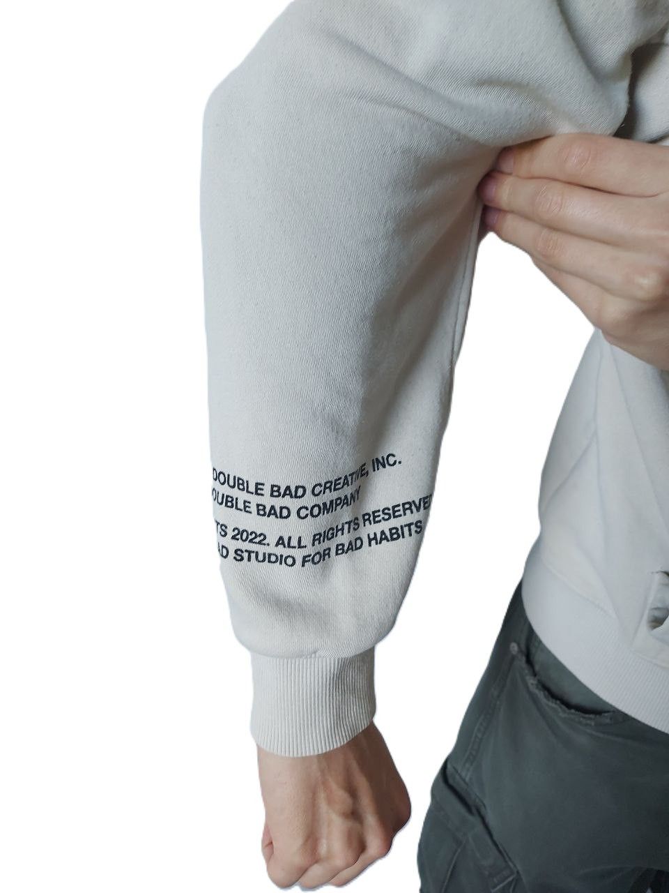 Other Bad Habits Beige Cotton Hoodie Fatal System Error Size M Size US M / EU 48-50 / 2 - 13 Thumbnail