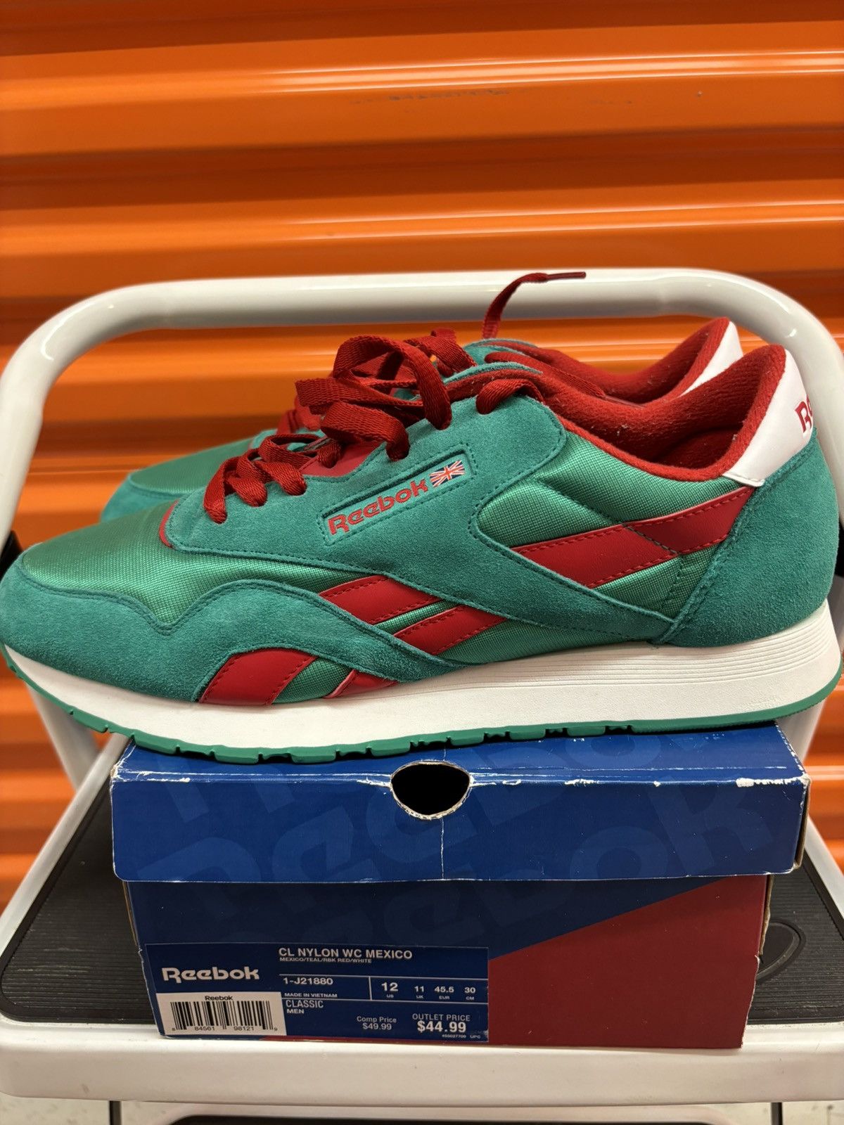 Reebok ***FINAL DROP***RARE 00s REEBOK NYLON MEXICO CLASSIC SHOE 12 Size US 12 / EU 45 - 7 Thumbnail