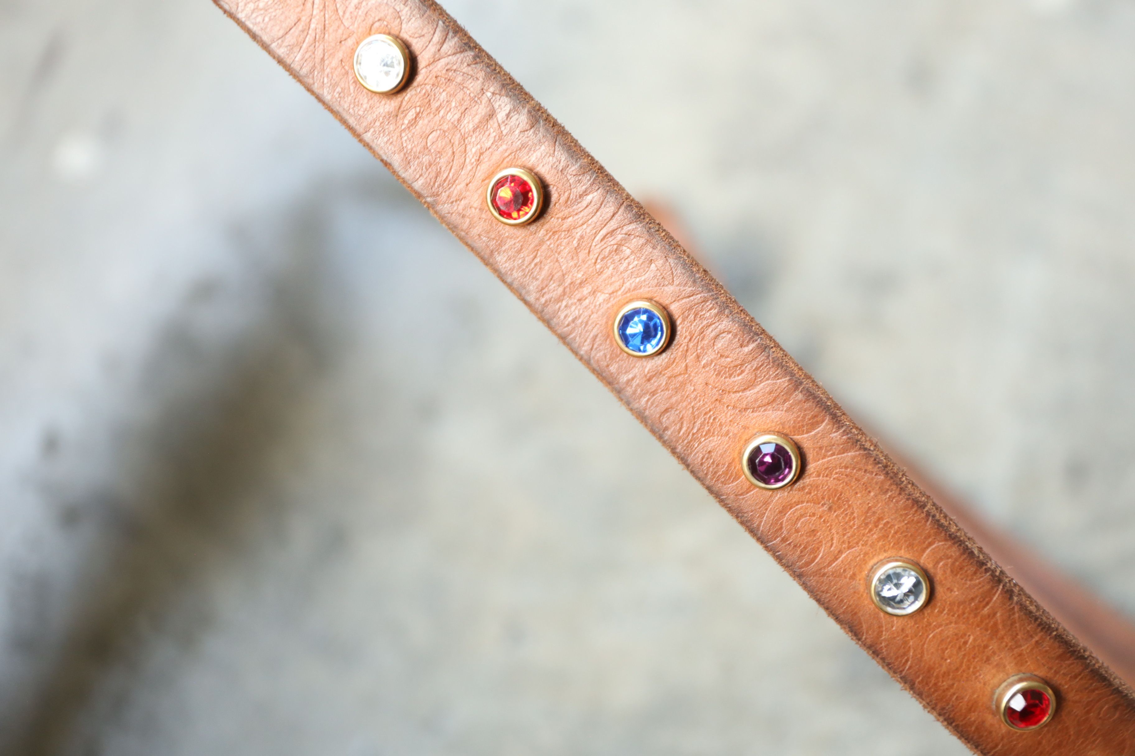 Gucci Gucci - GG Marmont Crystal Thin Belt Size ONE SIZE - 6 Thumbnail