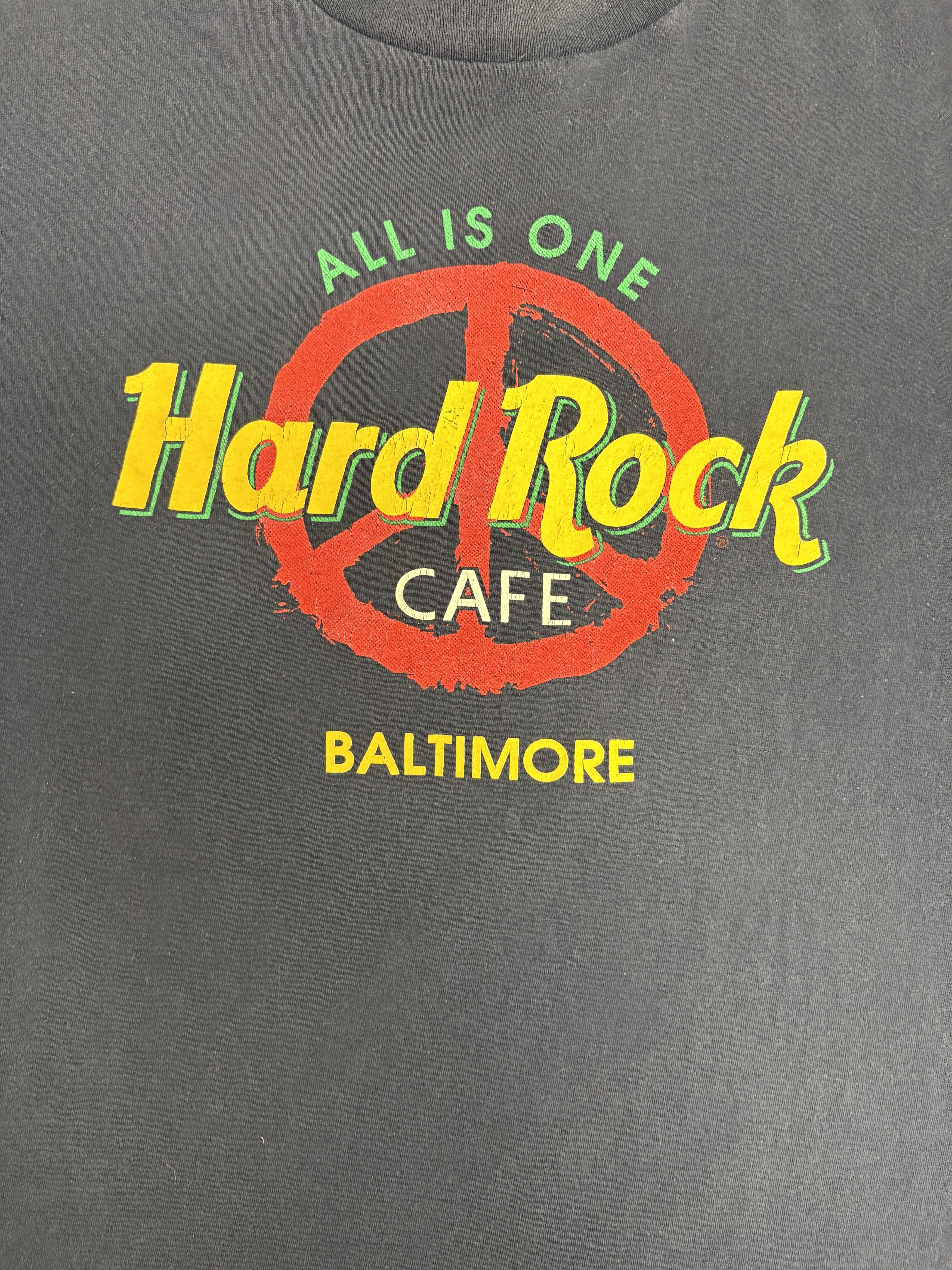 Vintage Hard Rock Cafe Baltimore Vintage Blue T-Shirt Tee Size US XL / EU 56 / 4 - 2 Thumbnail