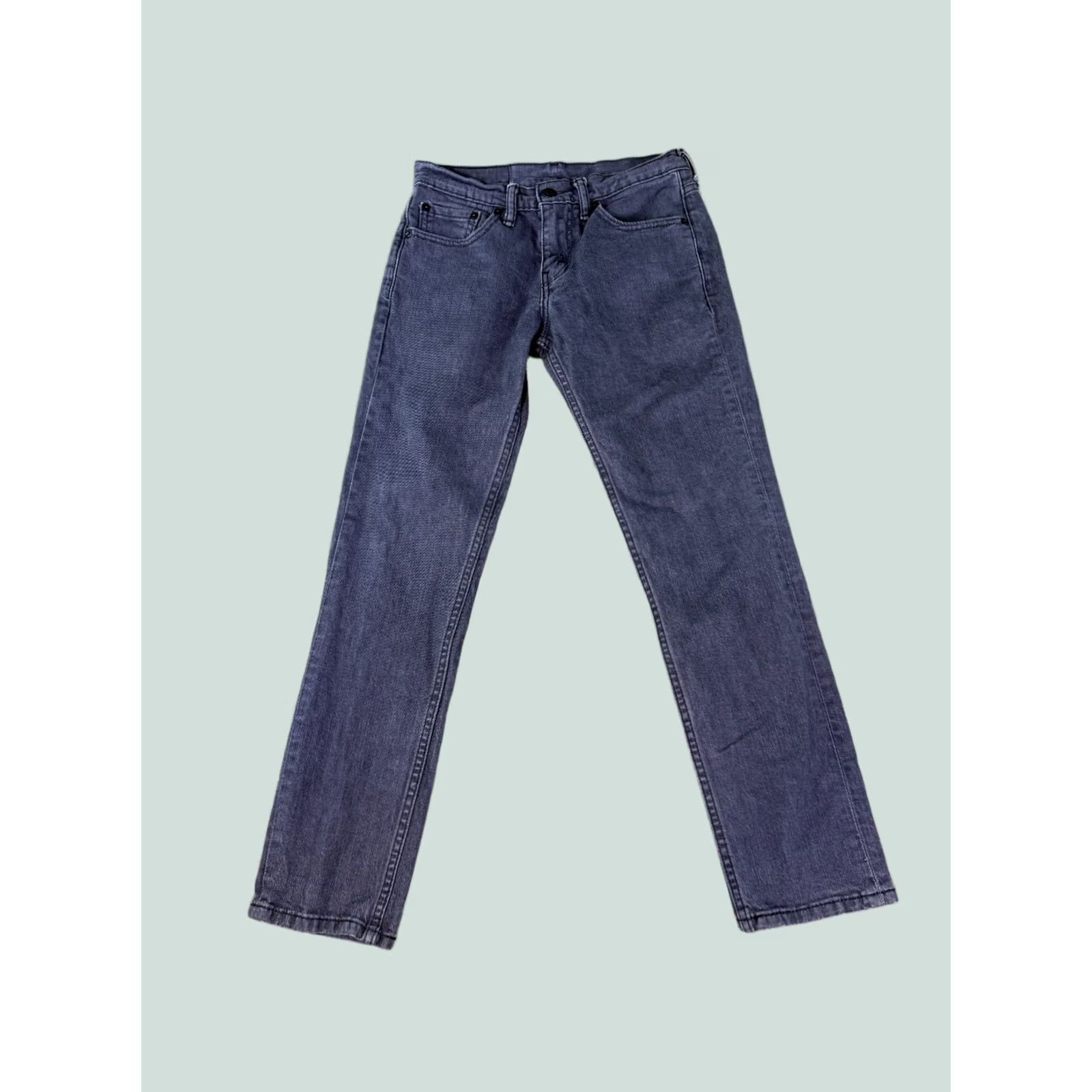 Levi's Levis 511 Jeans Mens 28x30 Fits 28x28 Gray Denim Straight Leg Workwear E196 Size US 28 / EU 44 - 1 Thumbnail