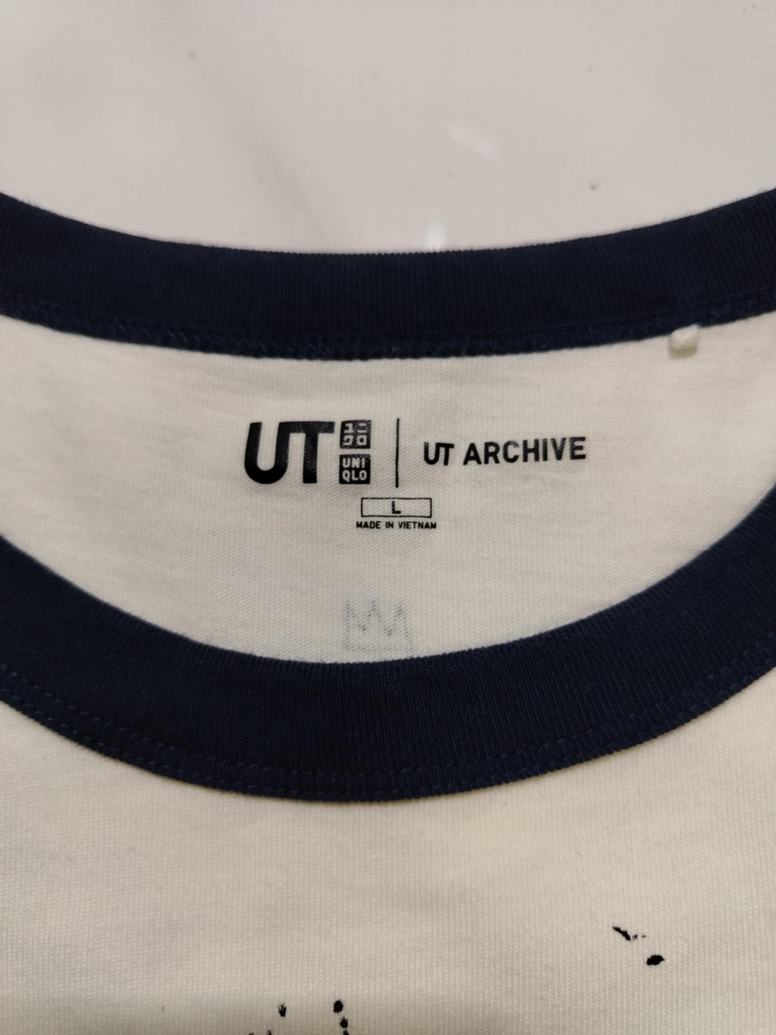 Uniqlo UT Archive Jean-Michel Basquiat Graphic Ringer T-Shirt Size US L / EU 52-54 / 3 - 5 Thumbnail
