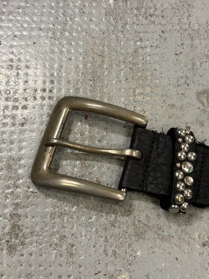 Dsquared2 Dsquared2 Black Leather Studded Belt Size ONE SIZE - 5 Thumbnail
