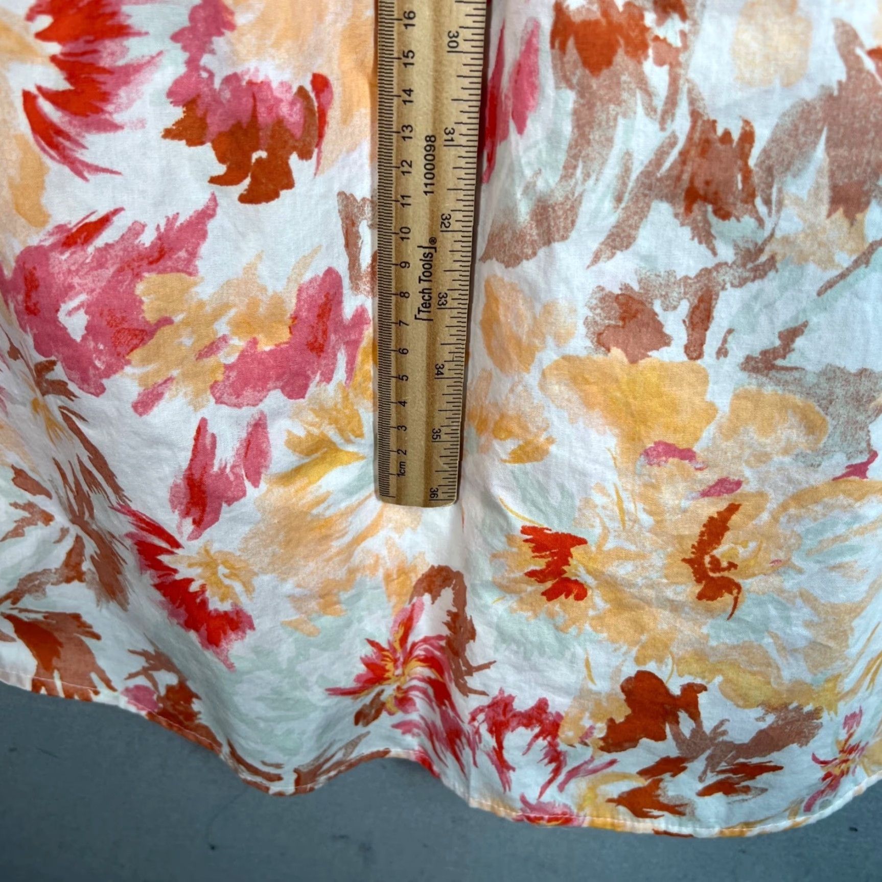 Abercrombie & Fitch Abercrombie & Fitch Womens Size Small Strapless Floral Maxi Dress Orange/White Size S / US 4 / IT 40 - 7 Thumbnail