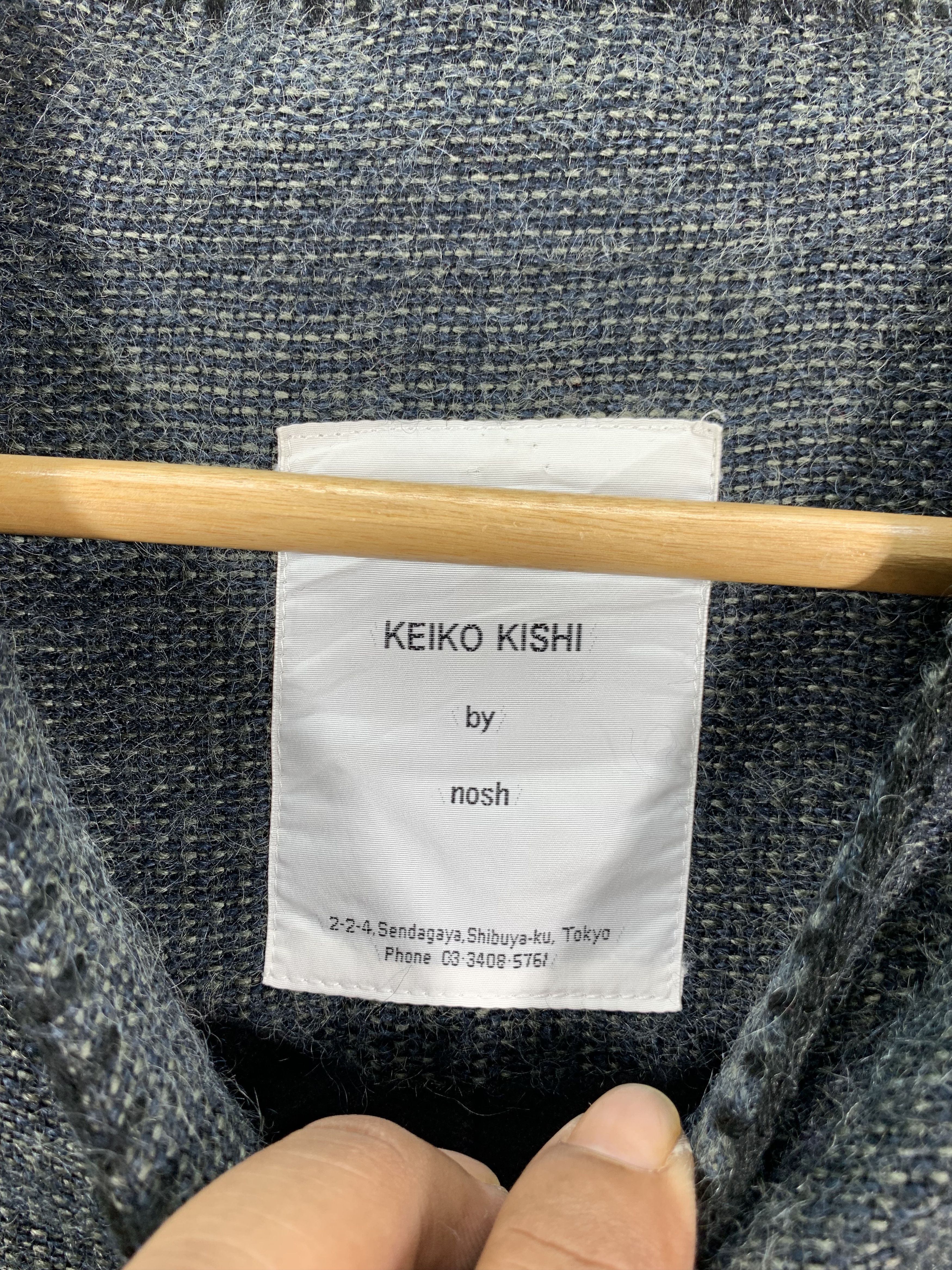 Designer × Japanese Brand ⚡️Keiko Kishi BY Nosh Cropped Woolhair Cardigan Size US M / EU 48-50 / 2 - 6 Thumbnail