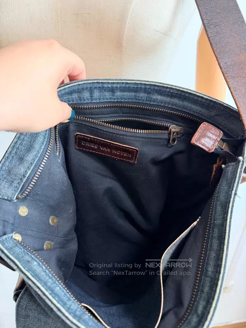 Dries Van Noten Dries Van Noten denim shoulder bag| Size ONE SIZE - 7 Thumbnail