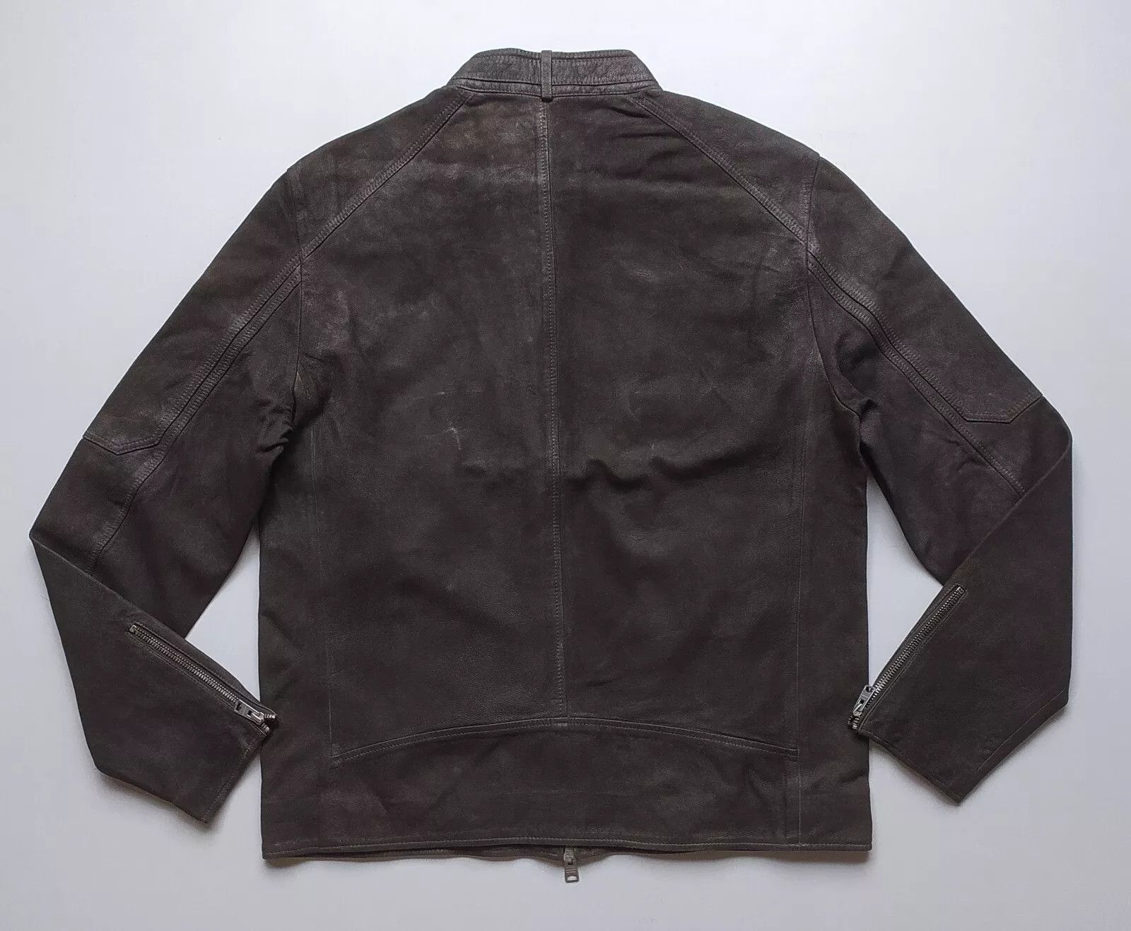 Allsaints ALLSAINTS Cora Suede Leather Jacket IFD 0729 Size US XL / EU 56 / 4 - 12 Thumbnail