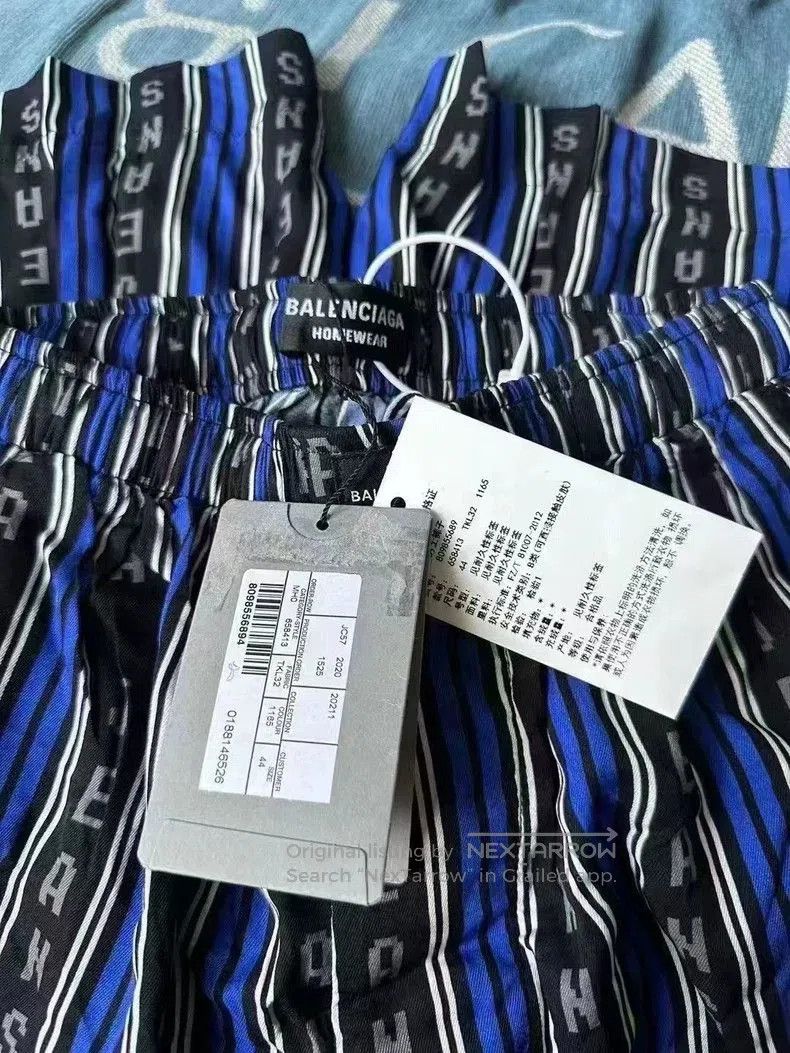 Balenciaga Balenciaga Striped Print Shorts. Size US 28 / EU 44 - 3 Thumbnail