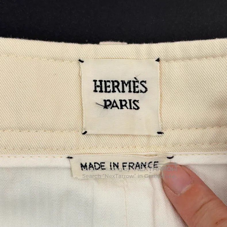 Hermes Hermes Off-white Plain Long Trousers Size 25" / US 0 / IT 36 - 5 Thumbnail
