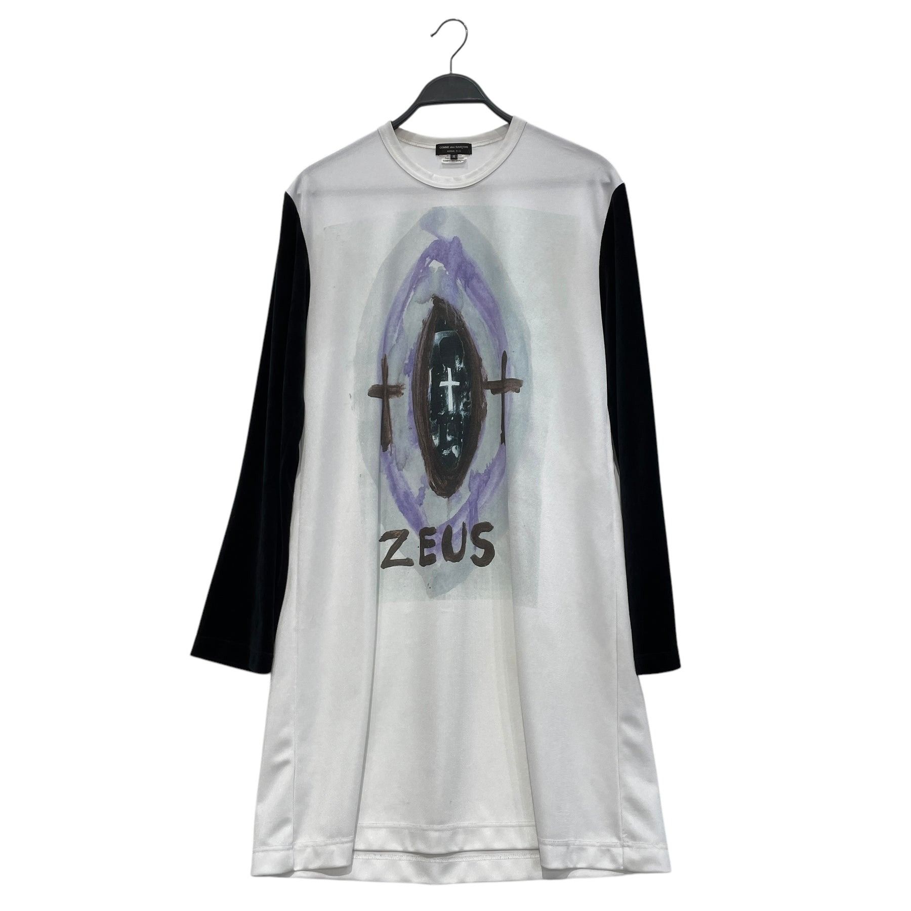 Comme des Garcons Homme Plus AD2019 Zeus Oversized Long Sleeve Tee Size US M / EU 48-50 / 2 - 1 Thumbnail