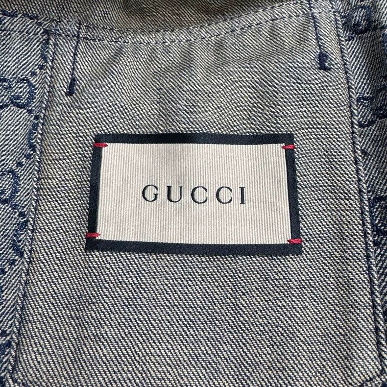 Gucci Gucci Full-print old-fashioned denim jacket 2506-Nextarrow Size US S / EU 44-46 / 1 - 3 Thumbnail