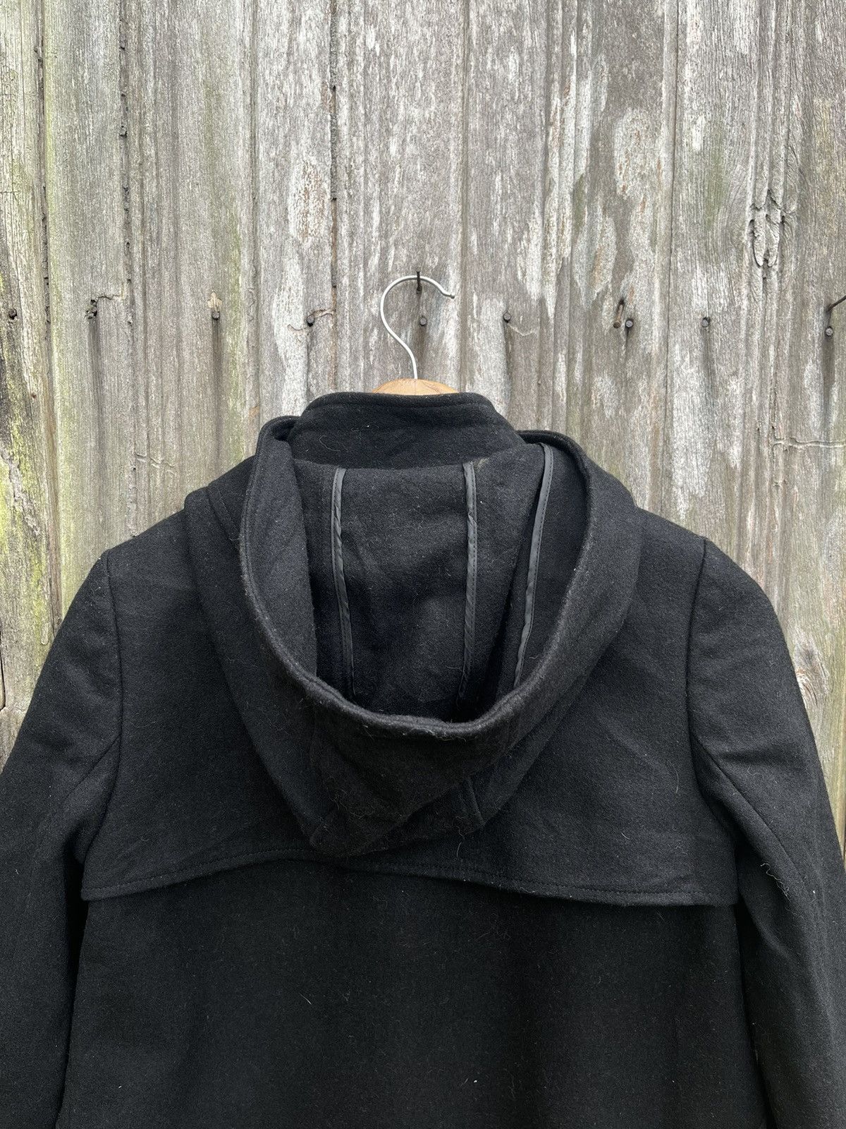 Designer Clockhouse Wool Blend Toggle Coat — Black (M) Size US M / EU 48-50 / 2 - 11 Thumbnail