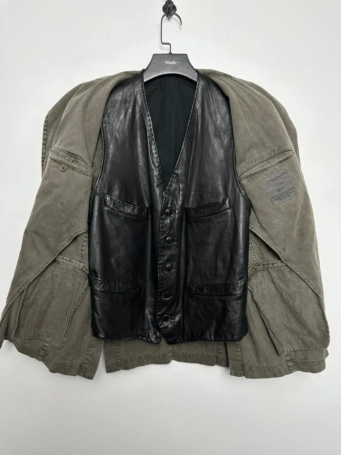 Yohji Yamamoto Yohji Yamamoto pour homme blazer(leather vest not included) Size US M / EU 48-50 / 2 - 6 Thumbnail
