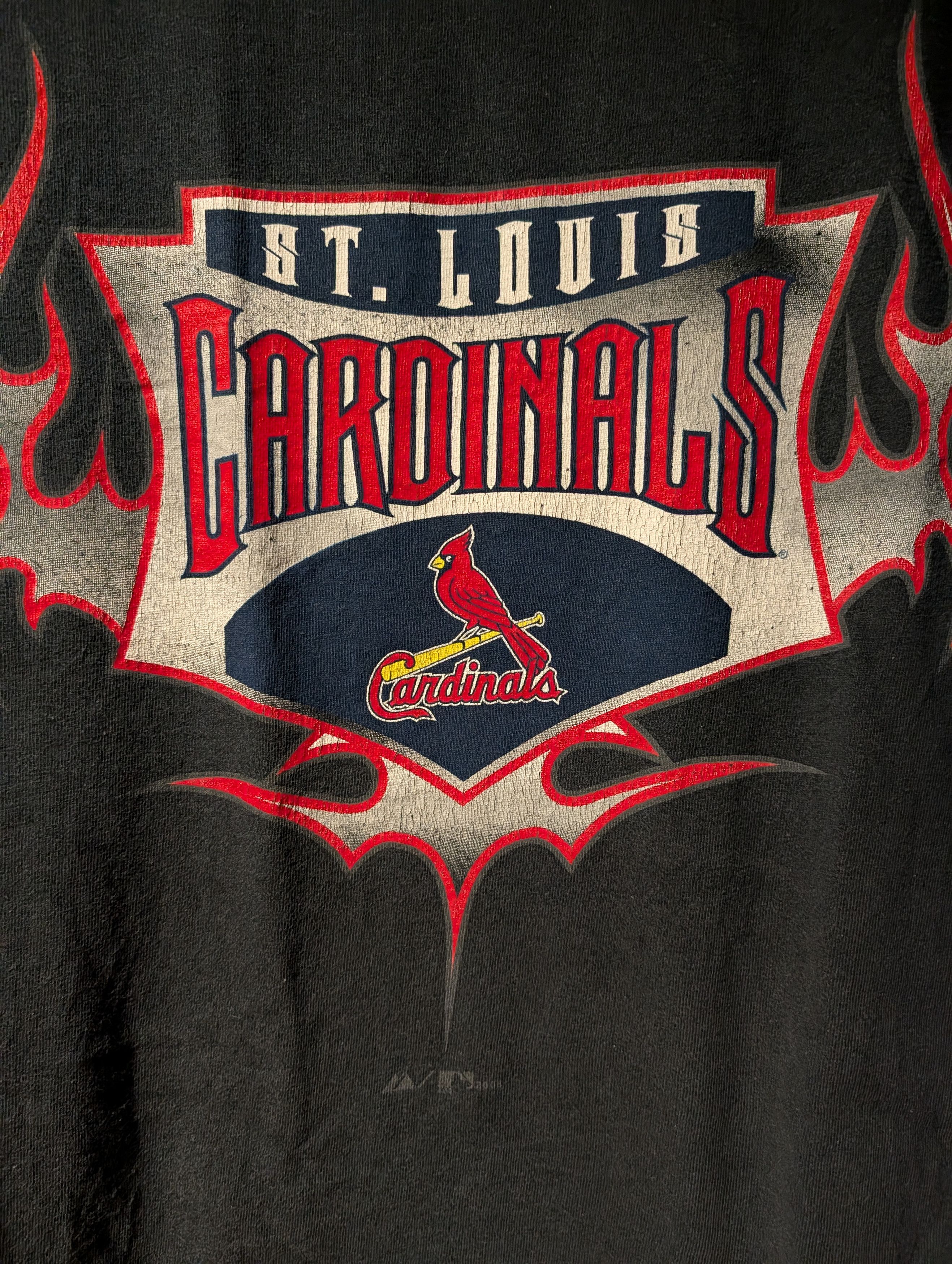 MLB Vintage 2005 St. Louis Cardinals MLB Flames Long-Sleeve Size US L / EU 52-54 / 3 - 2 Thumbnail