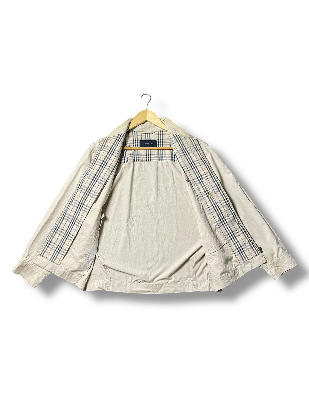 Burberry × Vintage Burberry London Casual Zipper Jacket (44) Size US S / EU 44-46 / 1 - 2 Thumbnail