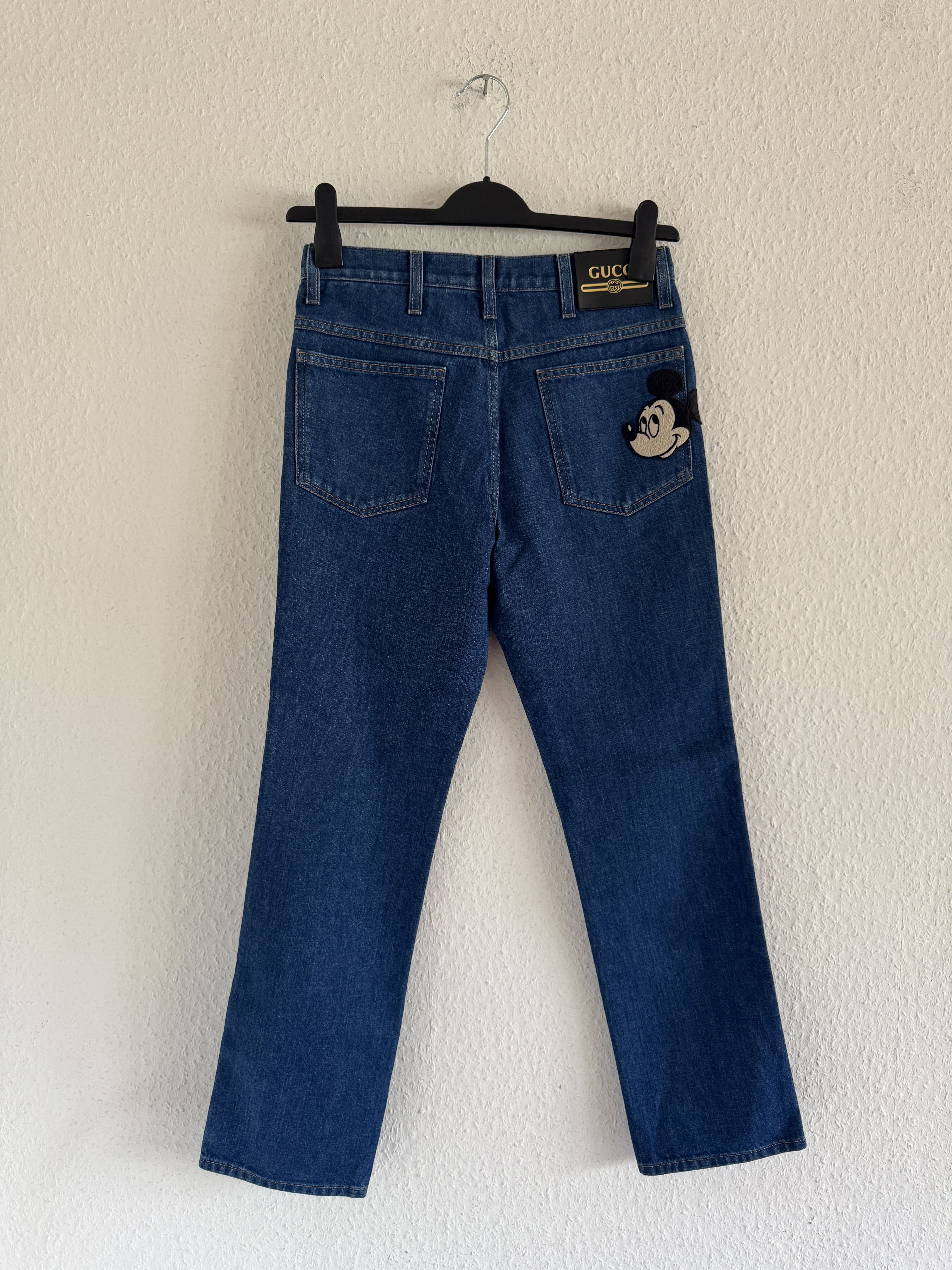 Gucci Mickey Embroidered Jeans Size US 30 / EU 46 - 7 Thumbnail