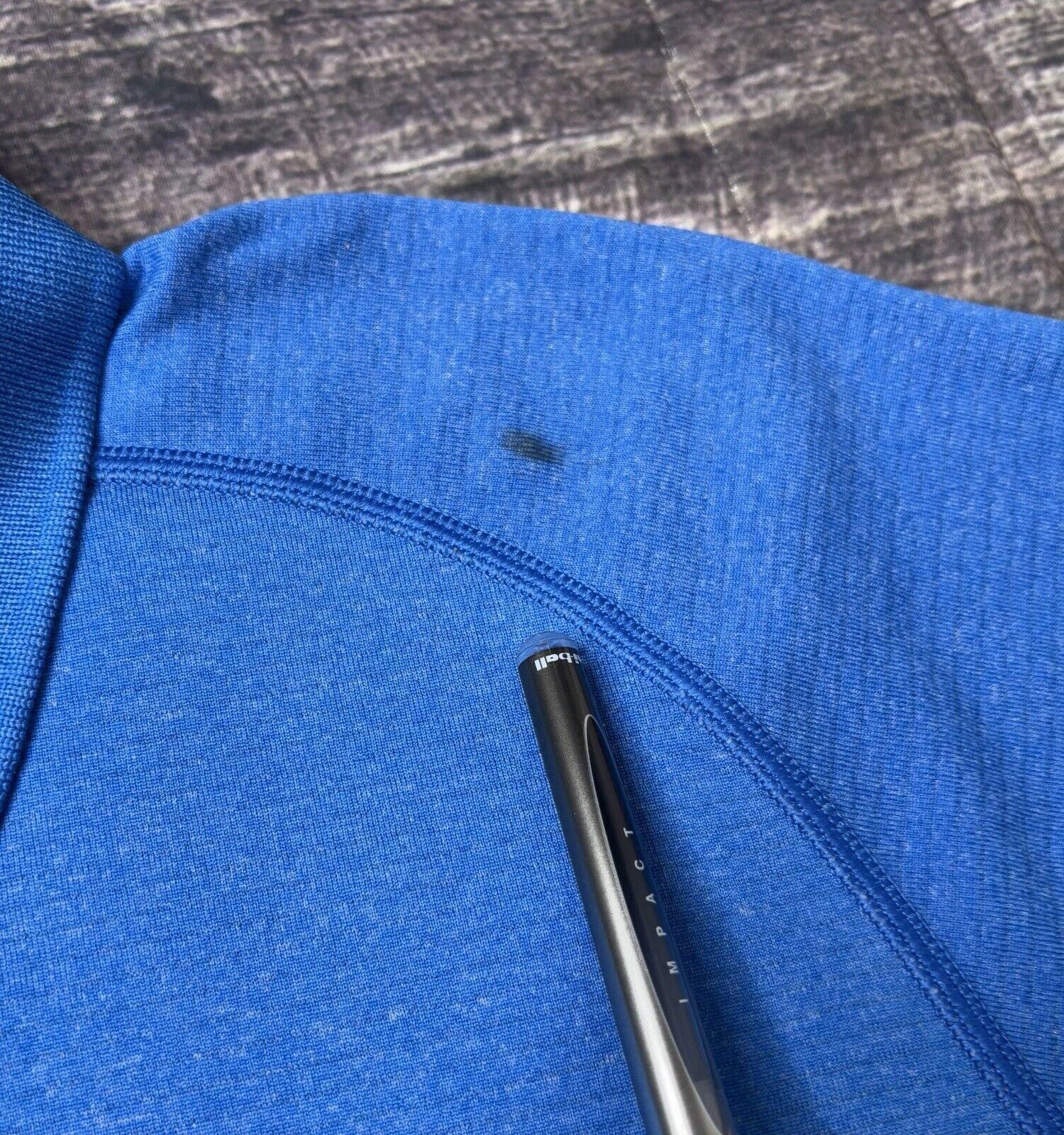 Lululemon Lululemon Polo Shirt Men's Medium Heathered Blue Stretch Size US M / EU 48-50 / 2 - 4 Thumbnail