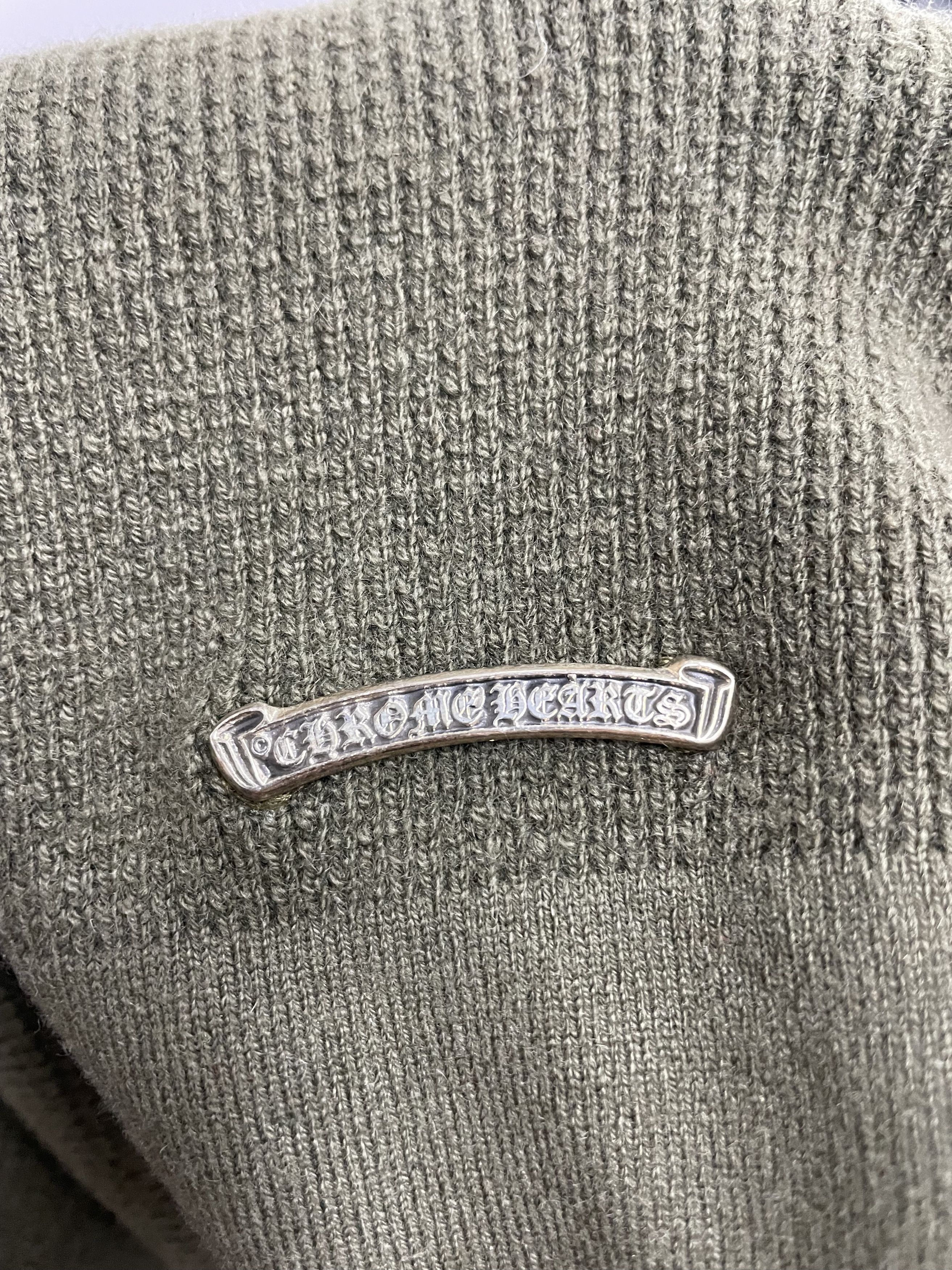 Chrome Hearts Chrome Hearts Cashmere Embroidered Dagger Sweater Size US XXL / EU 58 / 5 - 3 Thumbnail