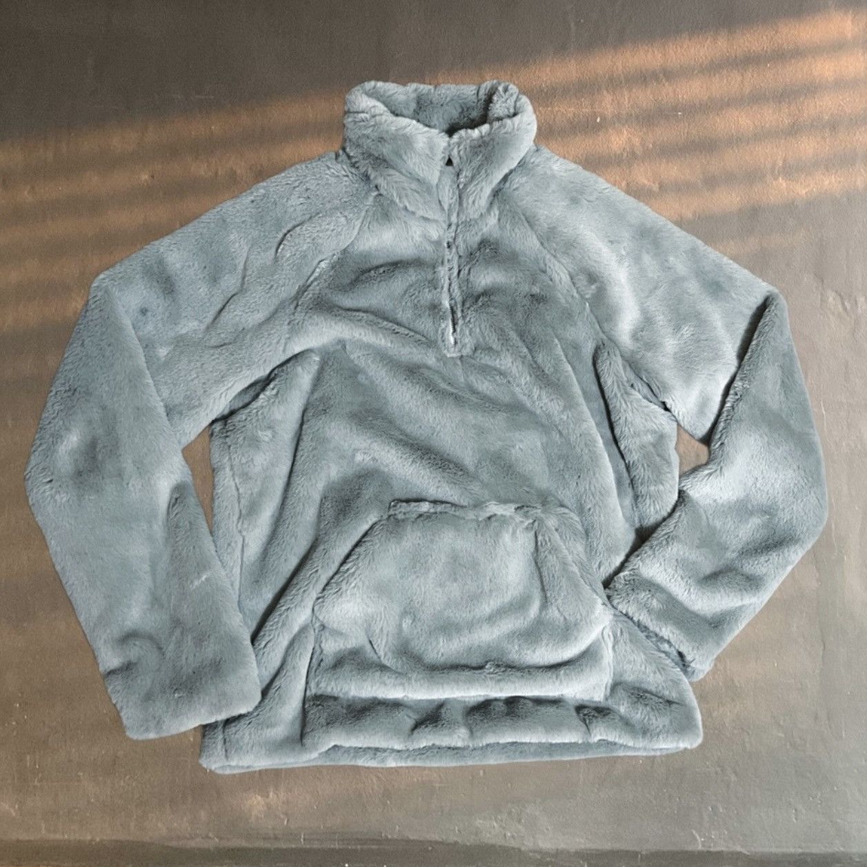 Vintage Sherpa Pullover quarter Q Zip Sweater jacket Listicle hoodie Size S / US 4 / IT 40 - 7 Thumbnail