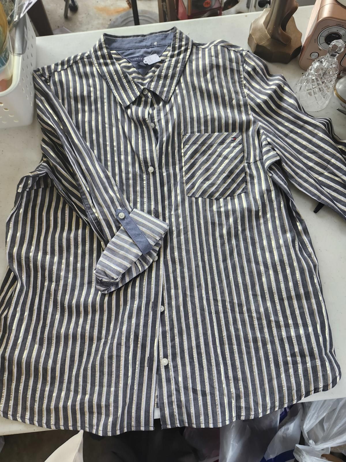 Designer Tommy Hilfiger blouse Size XL / US 12-14 / IT 48-50 - 1 Thumbnail