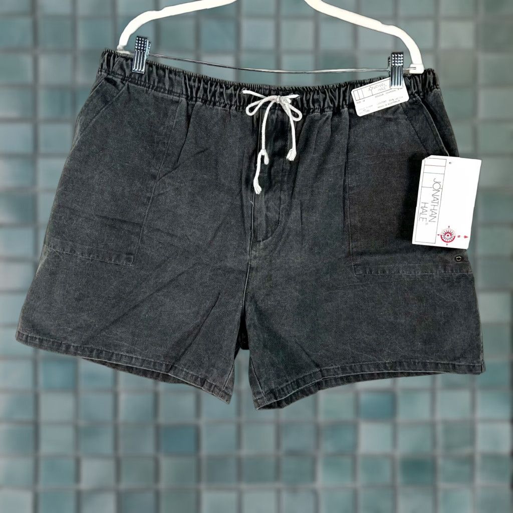Vintage Jonathan Hale Mens Chino Shorts Size 42 Elastic Waist Drawstring Casual Gray Outdoor Size US 42 / EU 58 - 1 Thumbnail