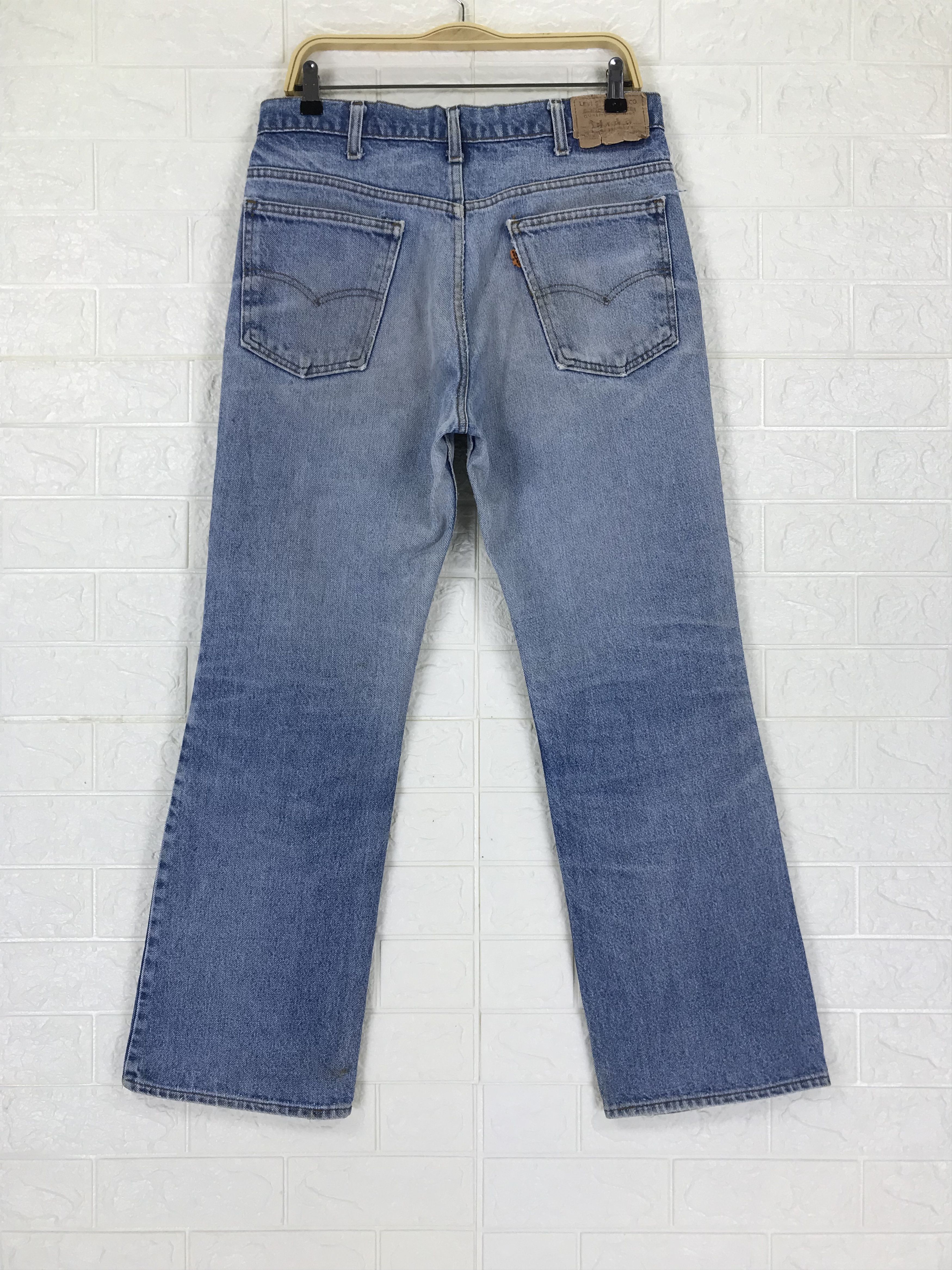 Levi's Vintage 80s Levi's 517 Flare Jeans Orange Tab Denim Size US 32 / EU 48 - 5 Thumbnail