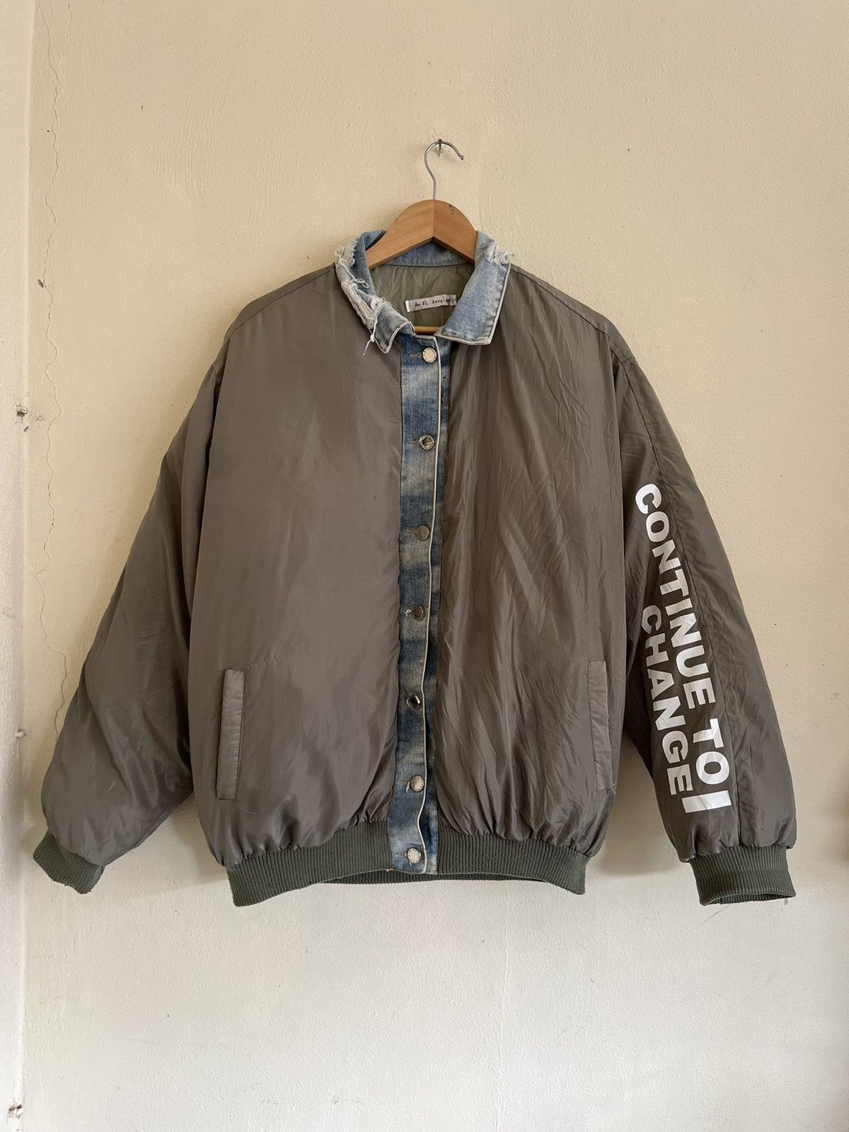 Japanese Brand Vintage Custom Puffer Jacket Size US XL / EU 56 / 4 - 2 Thumbnail