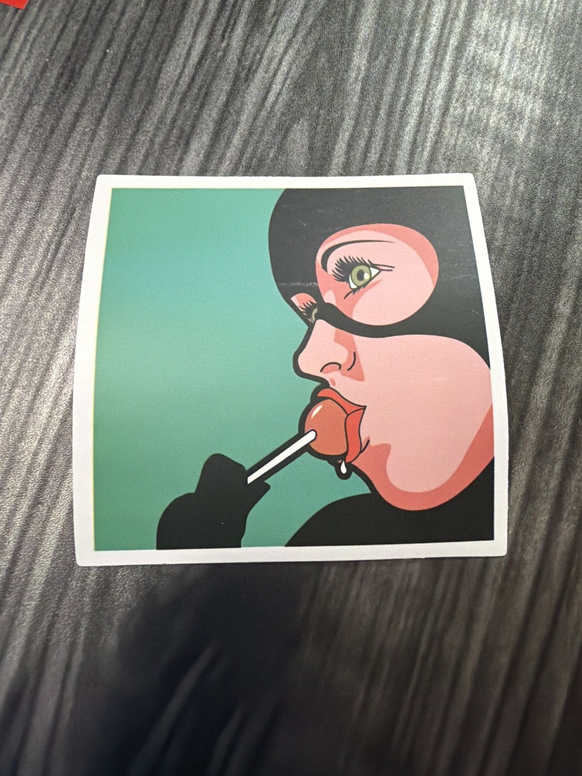 DC Comics The Secret Life Of Heroes Catwoman Lollipop Sticker Size ONE SIZE - 1 Thumbnail