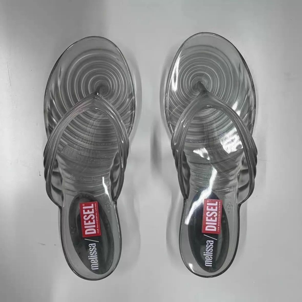 Melissa Melissa×Diesel Jelly Flip Flop Wedge Sandal Women's 40 Size US 9.5 / IT 39.5 - 1 Thumbnail