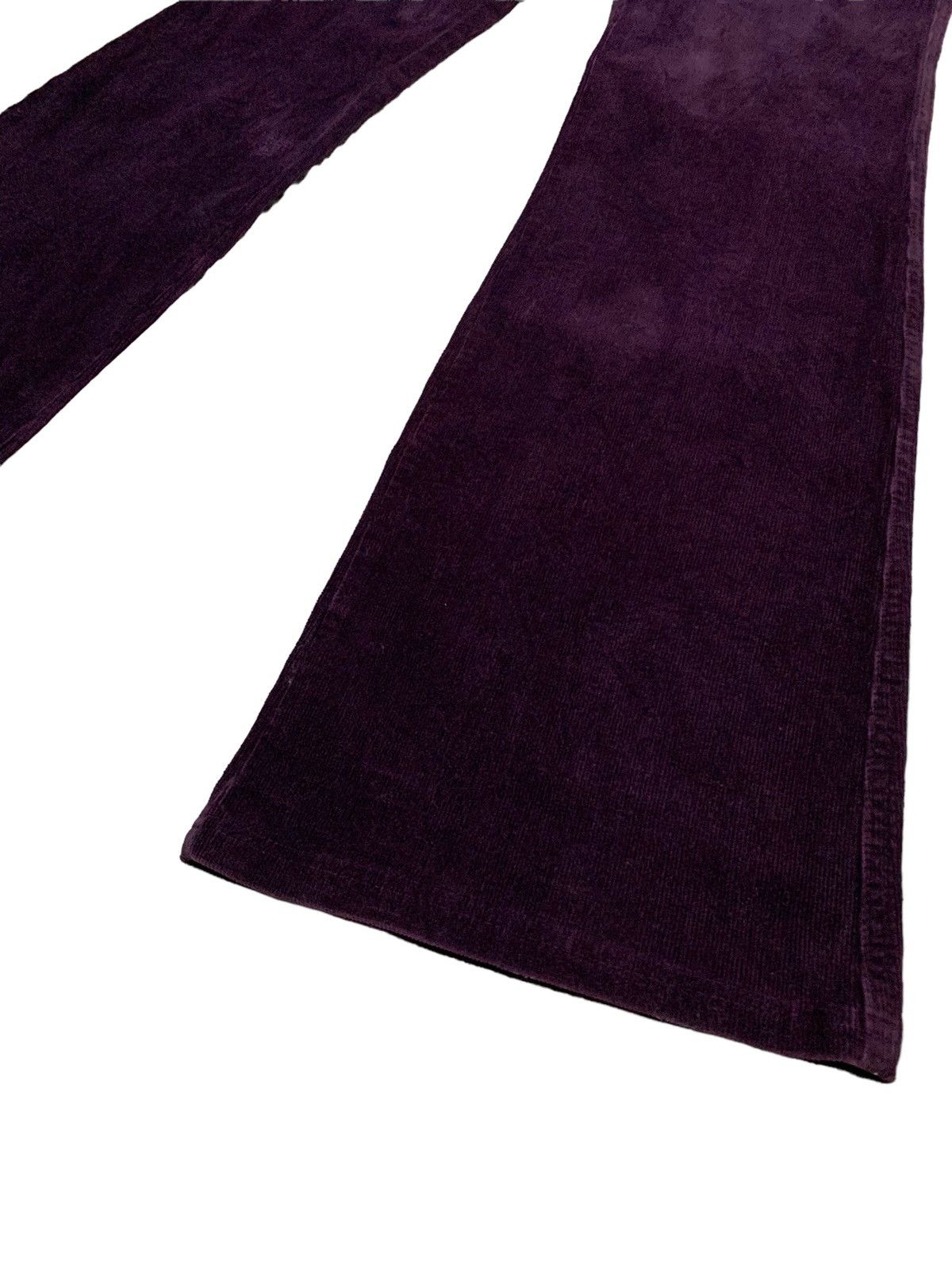 Hysteric Glamour Vintage Japanese A.2.P Velvet Low Rise Corduroy Flare Pants Size US 30 / EU 46 - 8 Thumbnail