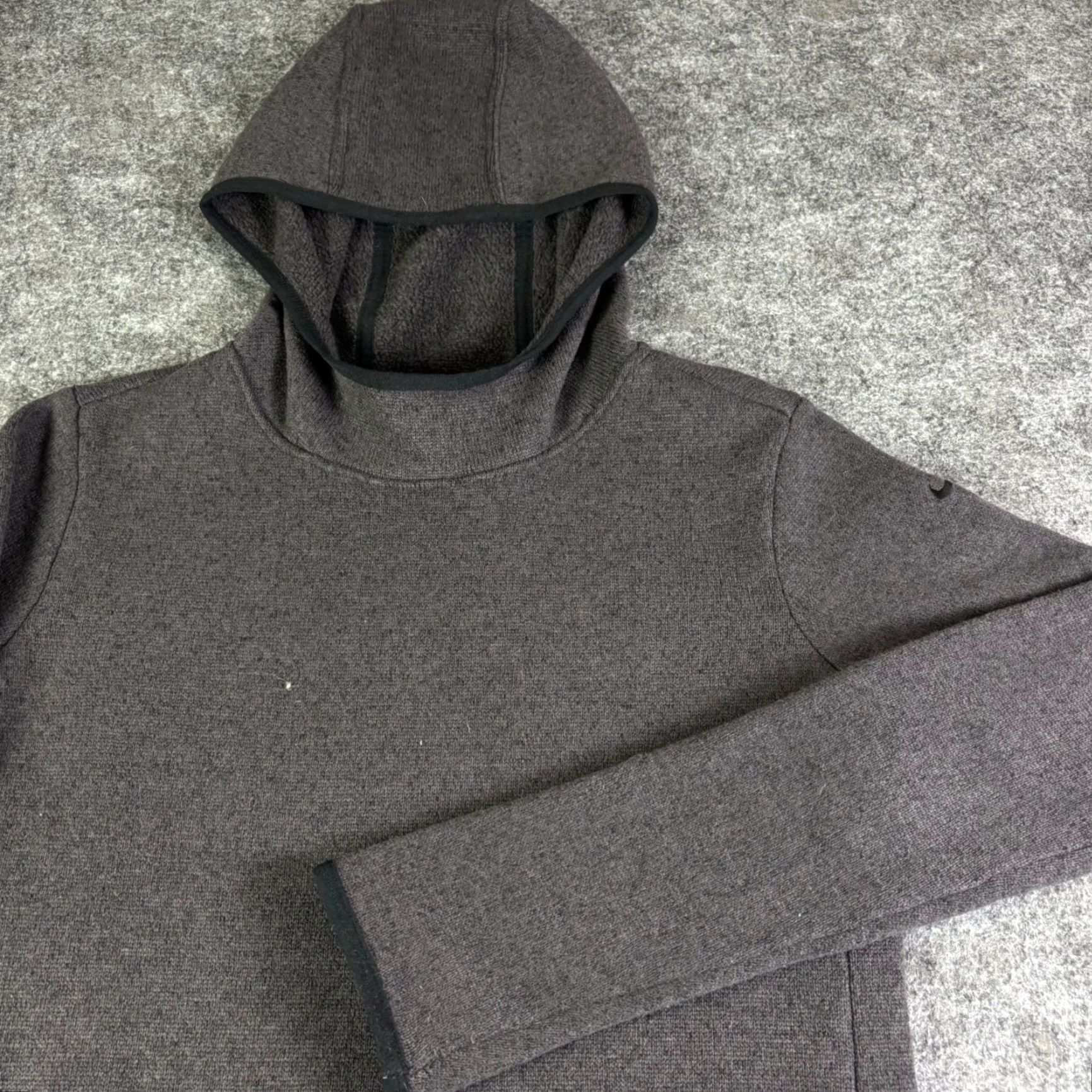 Nike Nike Hoodie Mens Medium Gray Better World Tech Fleece Scuba Pullover Sweatshirt 90s Logo Graphic Size US M / EU 48-50 / 2 - 6 Thumbnail