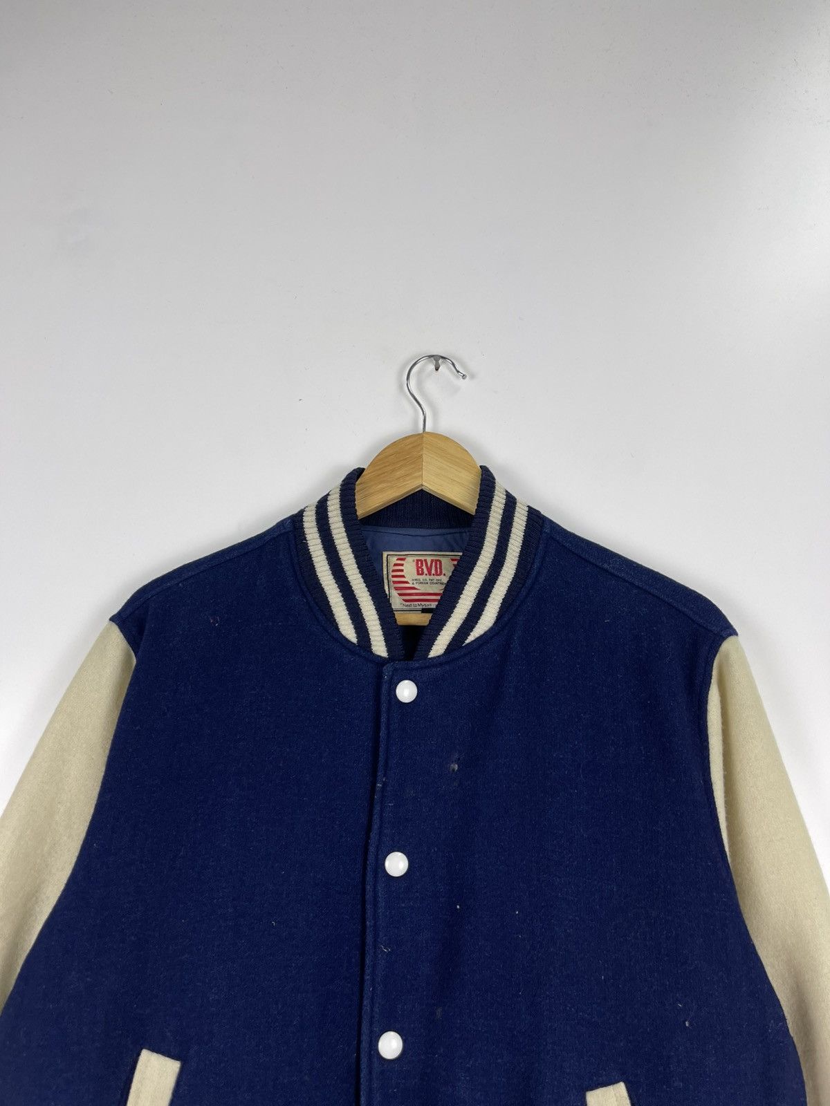 Japanese Brand B.V.D Varsity Jacket Size US L / EU 52-54 / 3 - 6 Thumbnail
