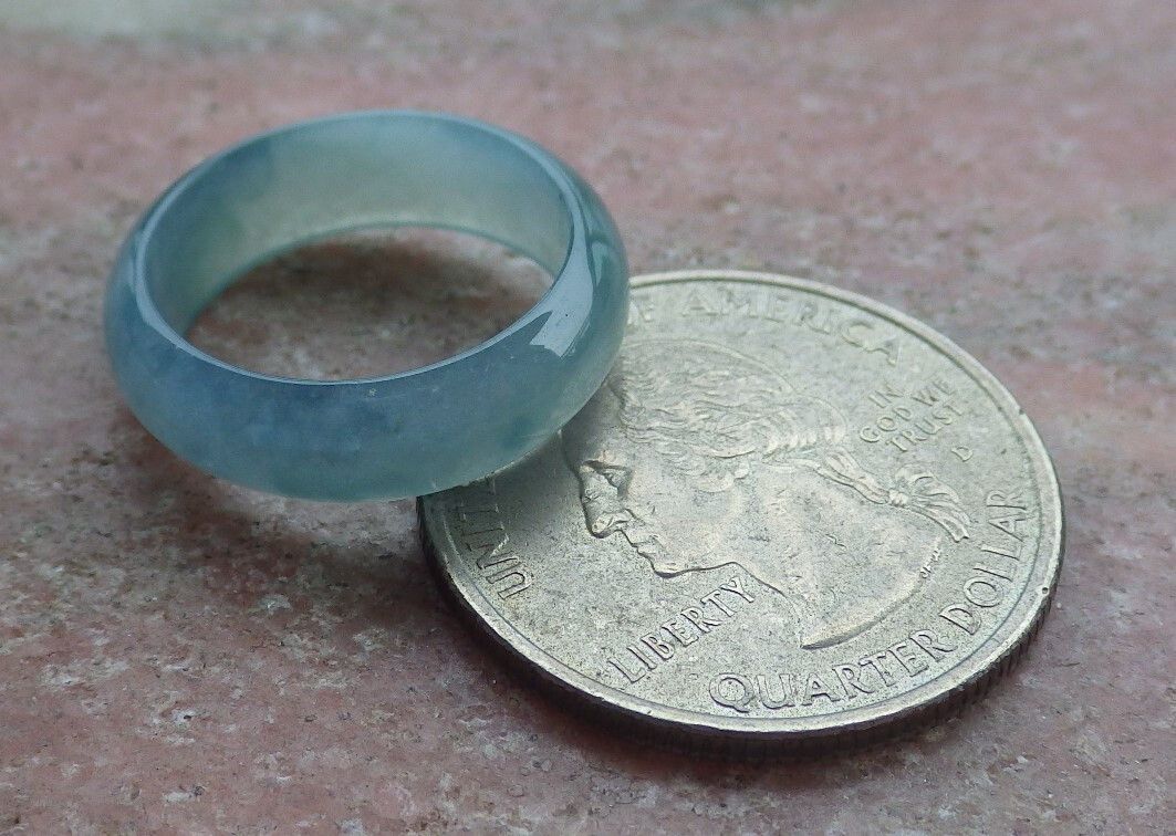 Other 108606 VS Certified ICY Jadeite Jade Green RING Circle NO.5 Size ONE SIZE - 10 Thumbnail