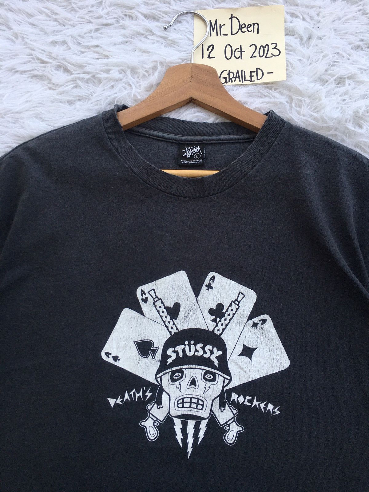 Stussy Rare vintage Stussy Death’s Rockers Tshirt Size US L / EU 52-54 / 3 - 11 Thumbnail