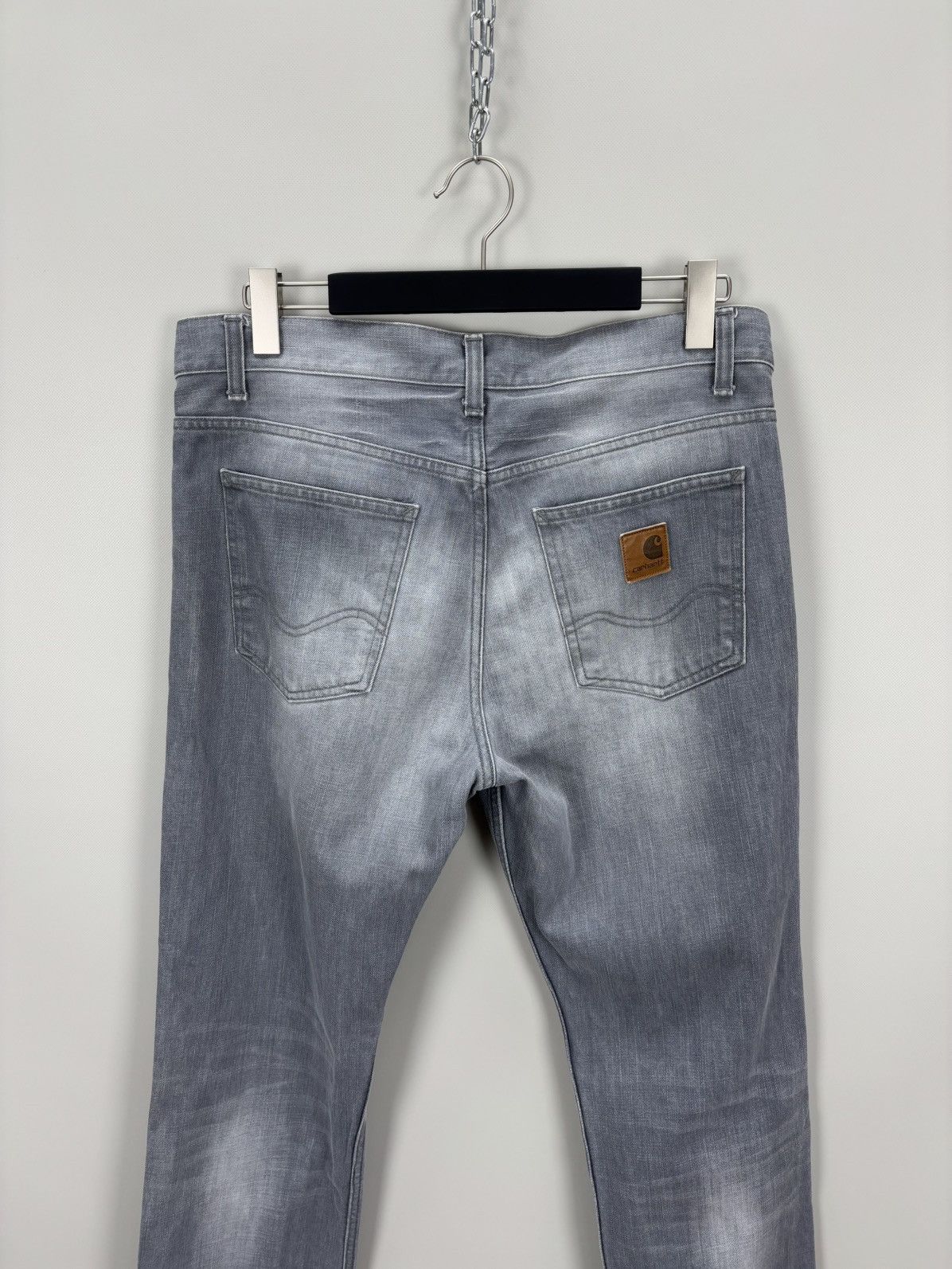 Carhartt Mens jeans Carhartt Size 33x32 Color Gray Size US 33 - 5 Thumbnail