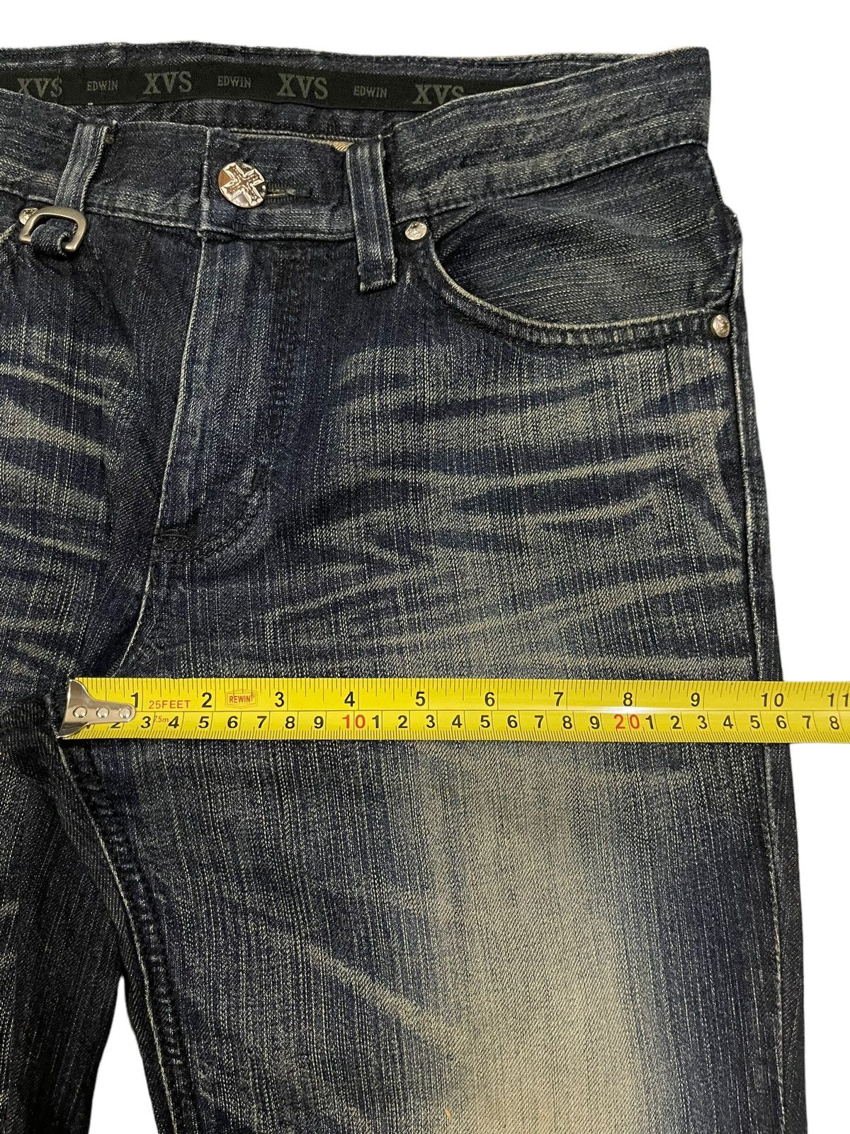 Edwin Exclusive Vintage Edwin XVS Blue Wash Style Baggy Jeans Size US 32 / EU 48 - 14 Thumbnail