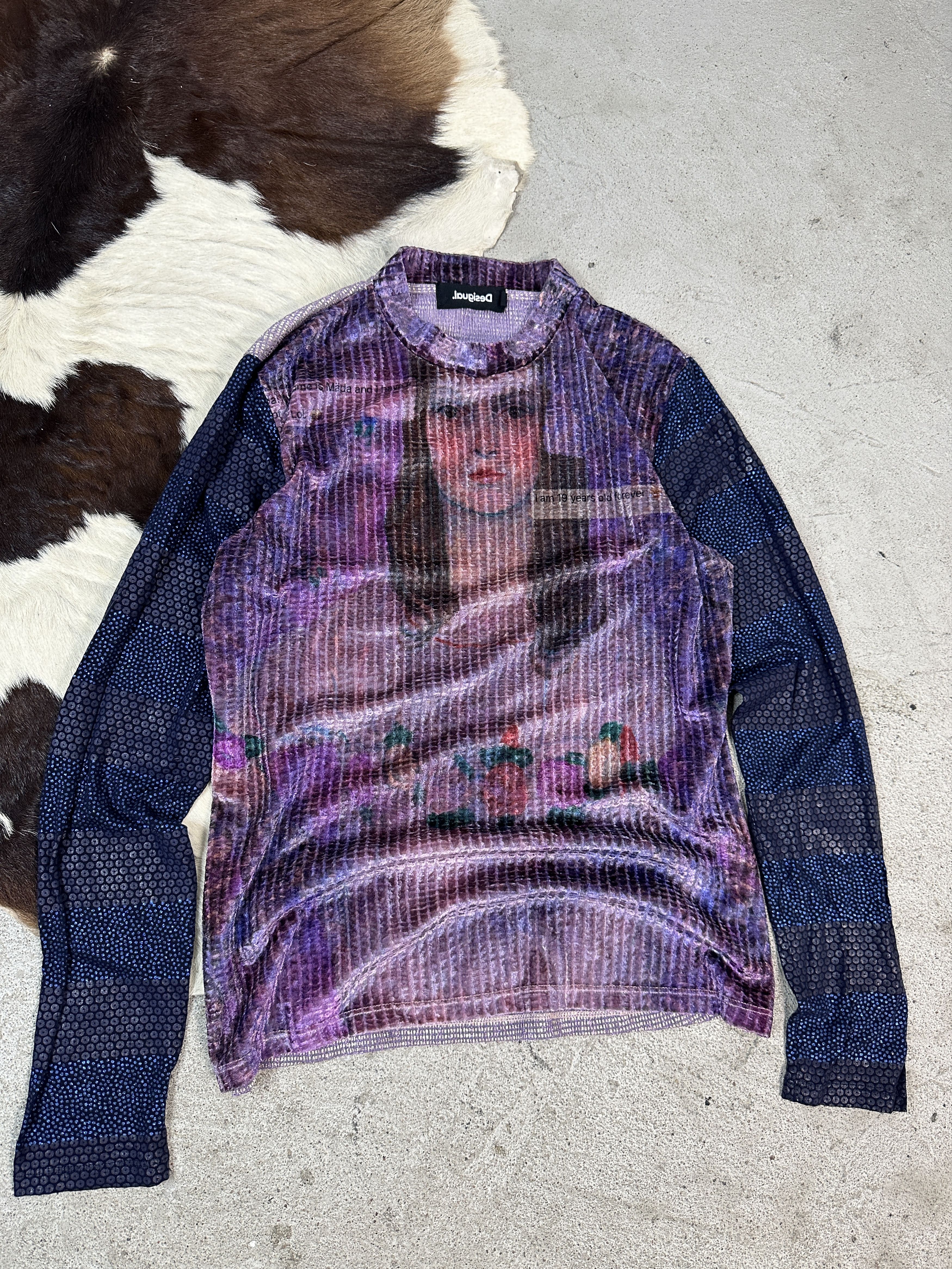 Avant Garde Velour Longsleeve Desigual Im Nineteen Forever
