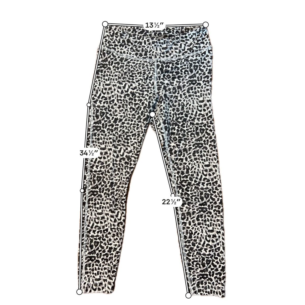 Outdoor Voices Outdoor Voices 7/8 Flex Leggings Snow Leopard Print Medium Size 30" / US 8 / IT 44 - 3 Thumbnail
