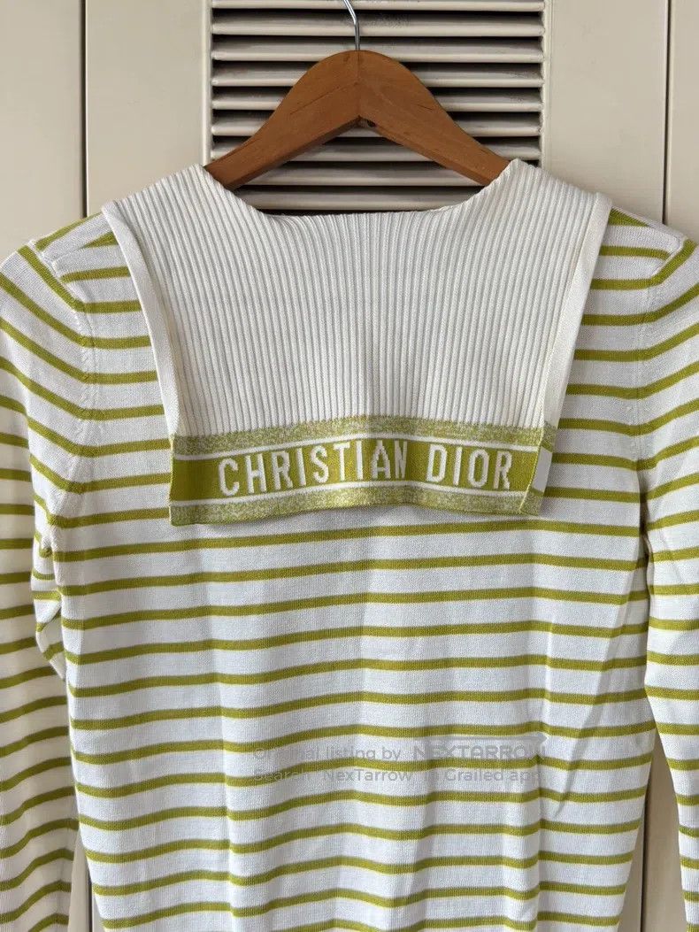 Dior Dior Striped sailor collar knitwear Size XS / US 0-2 / IT 36-38 - 6 Thumbnail