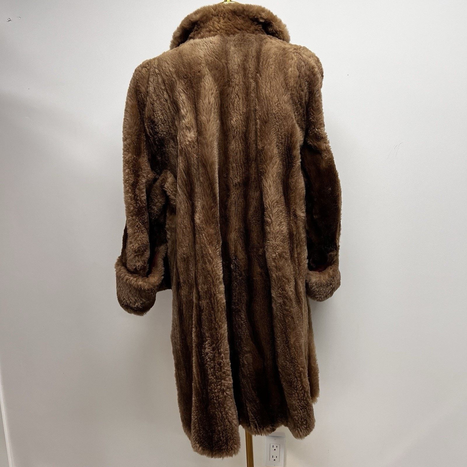 Other 50s Gittelmans Sons Beaver Fur Coat Brown Size M / US 6-8 / IT 42-44 - 3 Thumbnail