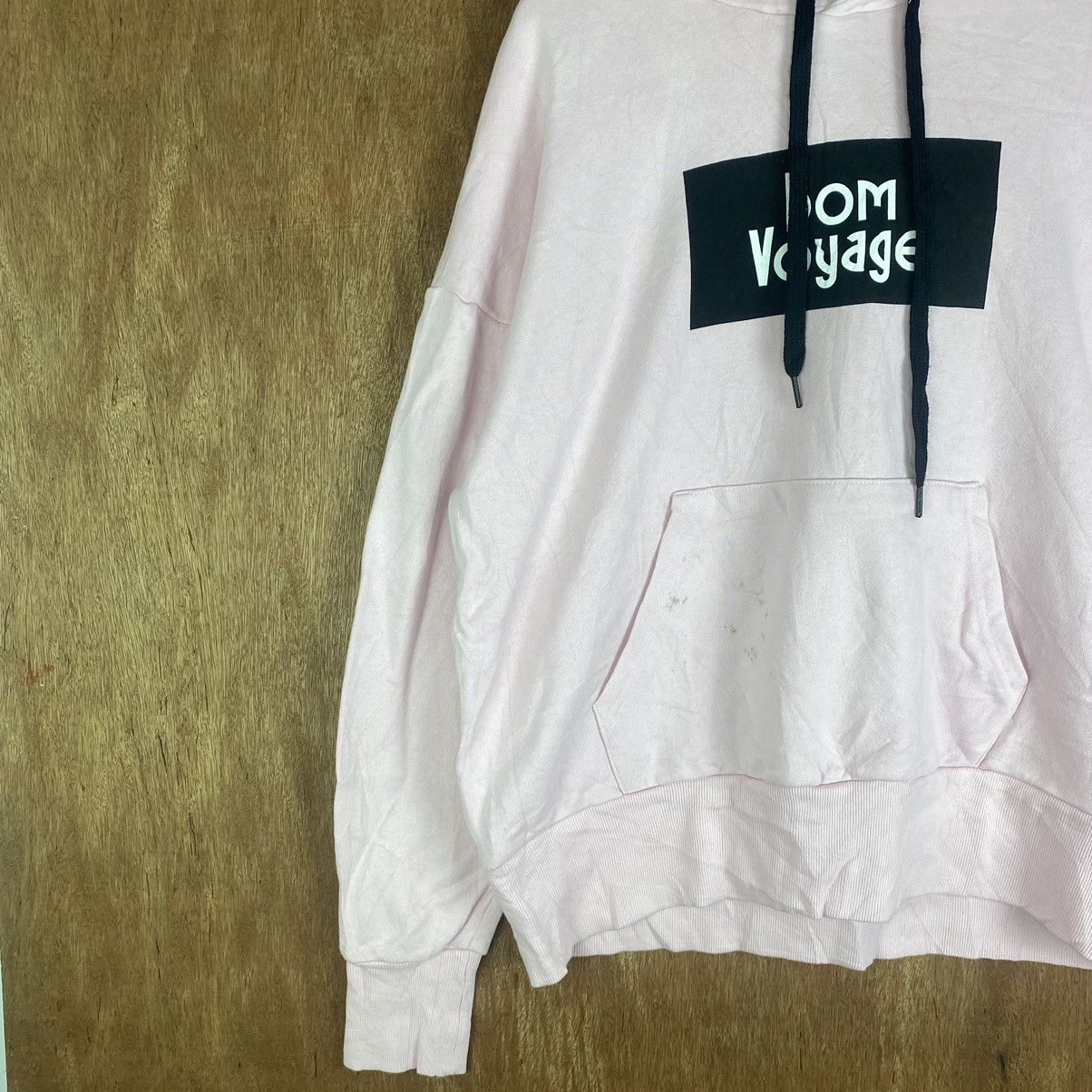 Japanese Brand × Vintage Bom Voyage Vintage Hoodie Sweatshirt #K01595 Size US L / EU 52-54 / 3 - 7 Thumbnail