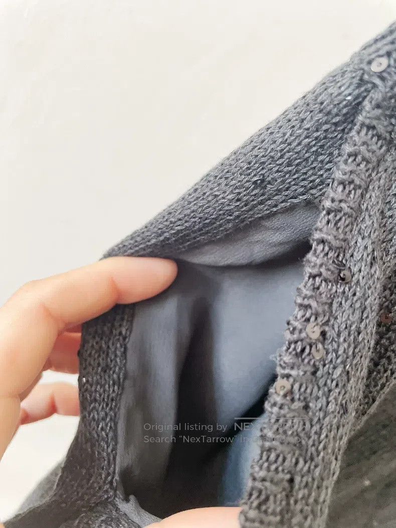 Brunello Cucinelli Brunello Cucinelli size M Black fully sequined linen silk e Size 28" / US 6 / IT 42 - 8 Thumbnail